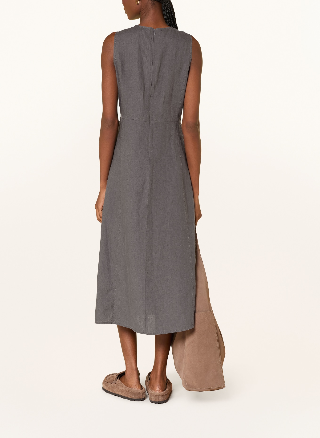 Marc O'Polo plátěné šaty: ŠEDÁ