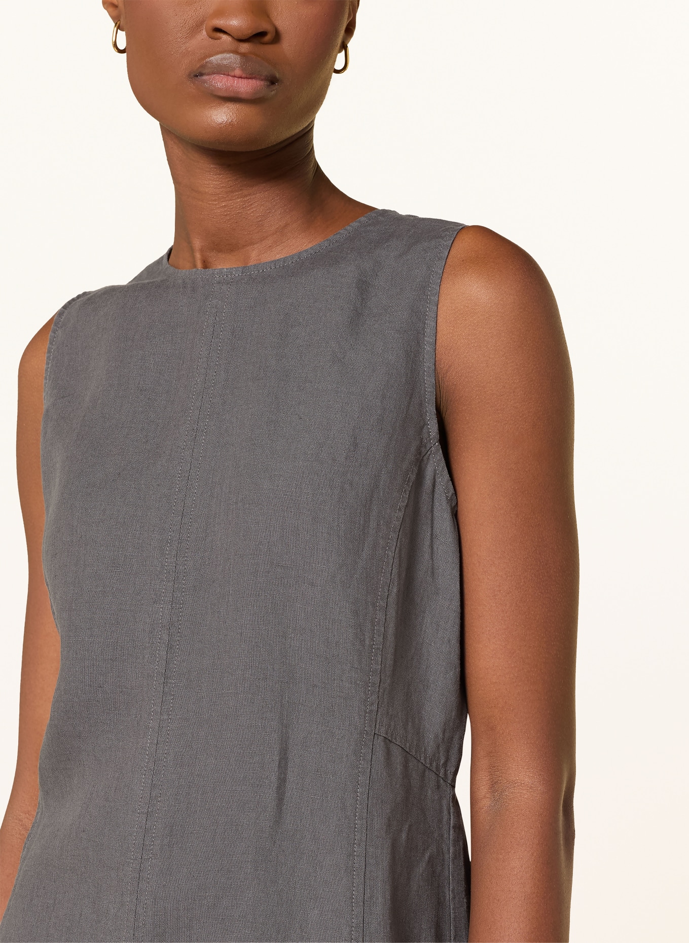 Marc O'Polo plátěné šaty: ŠEDÁ