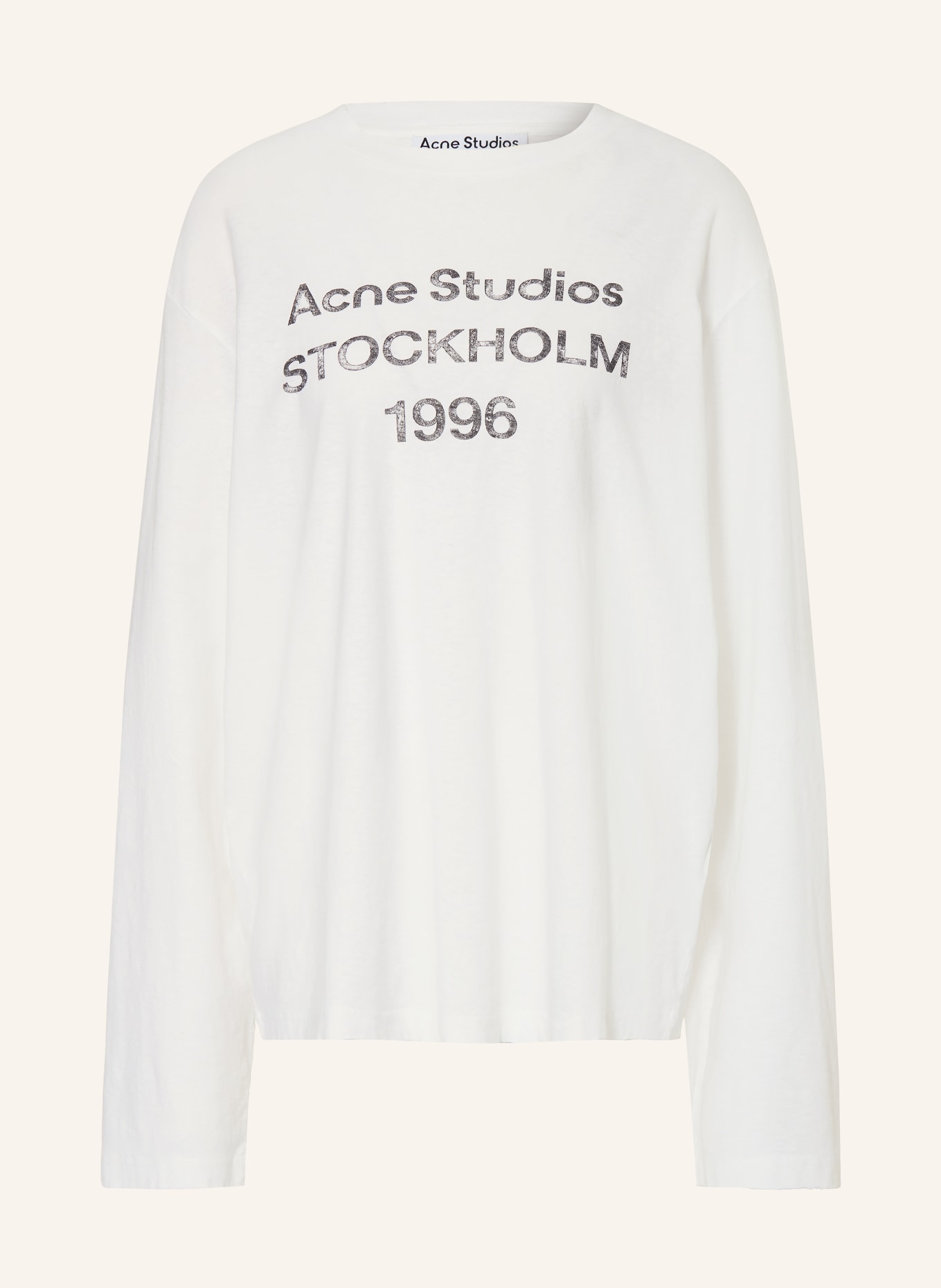 Acne Studios T-shirt à manches longues: BLANC