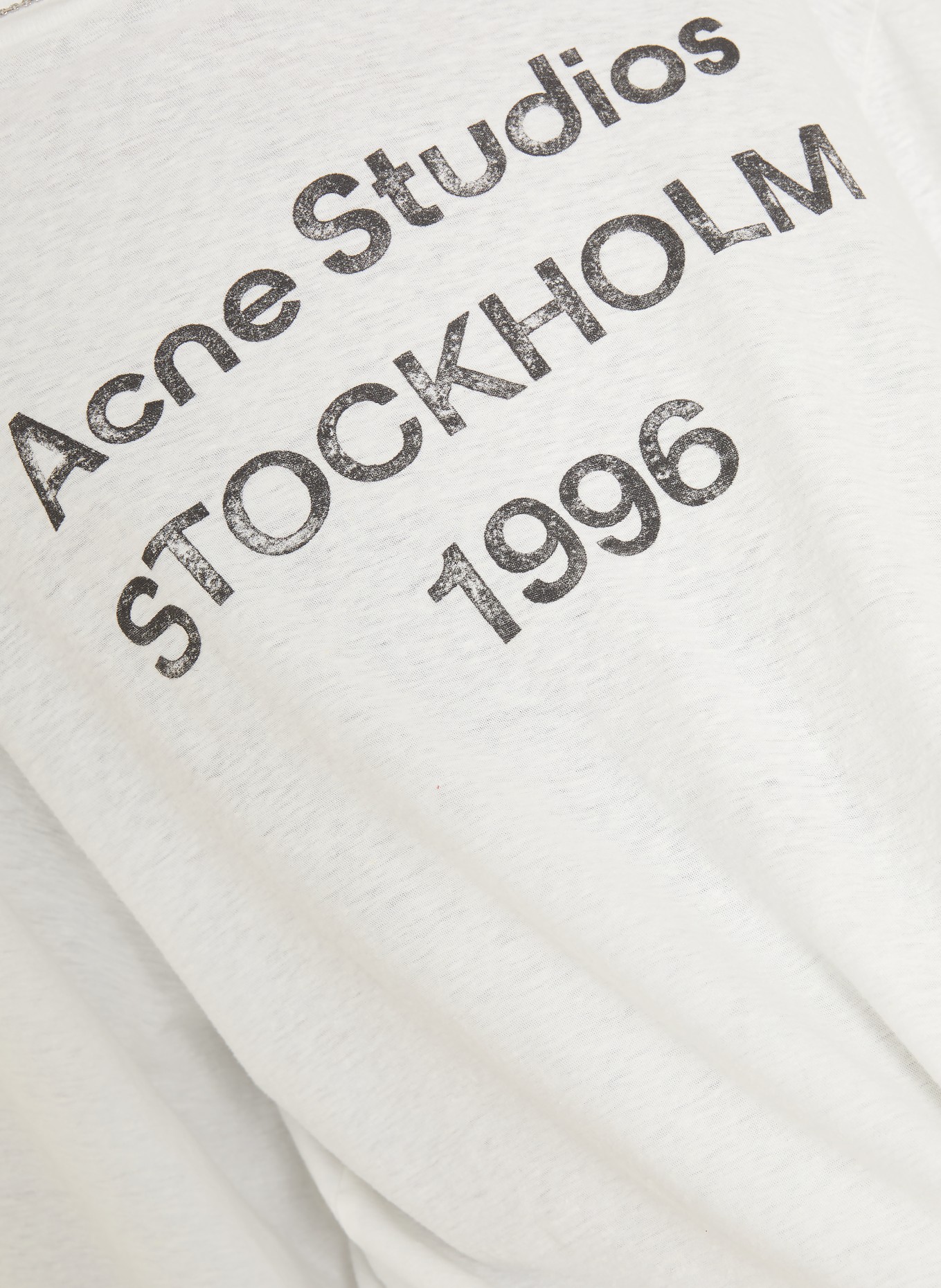 Acne Studios T-shirt à manches longues: BLANC