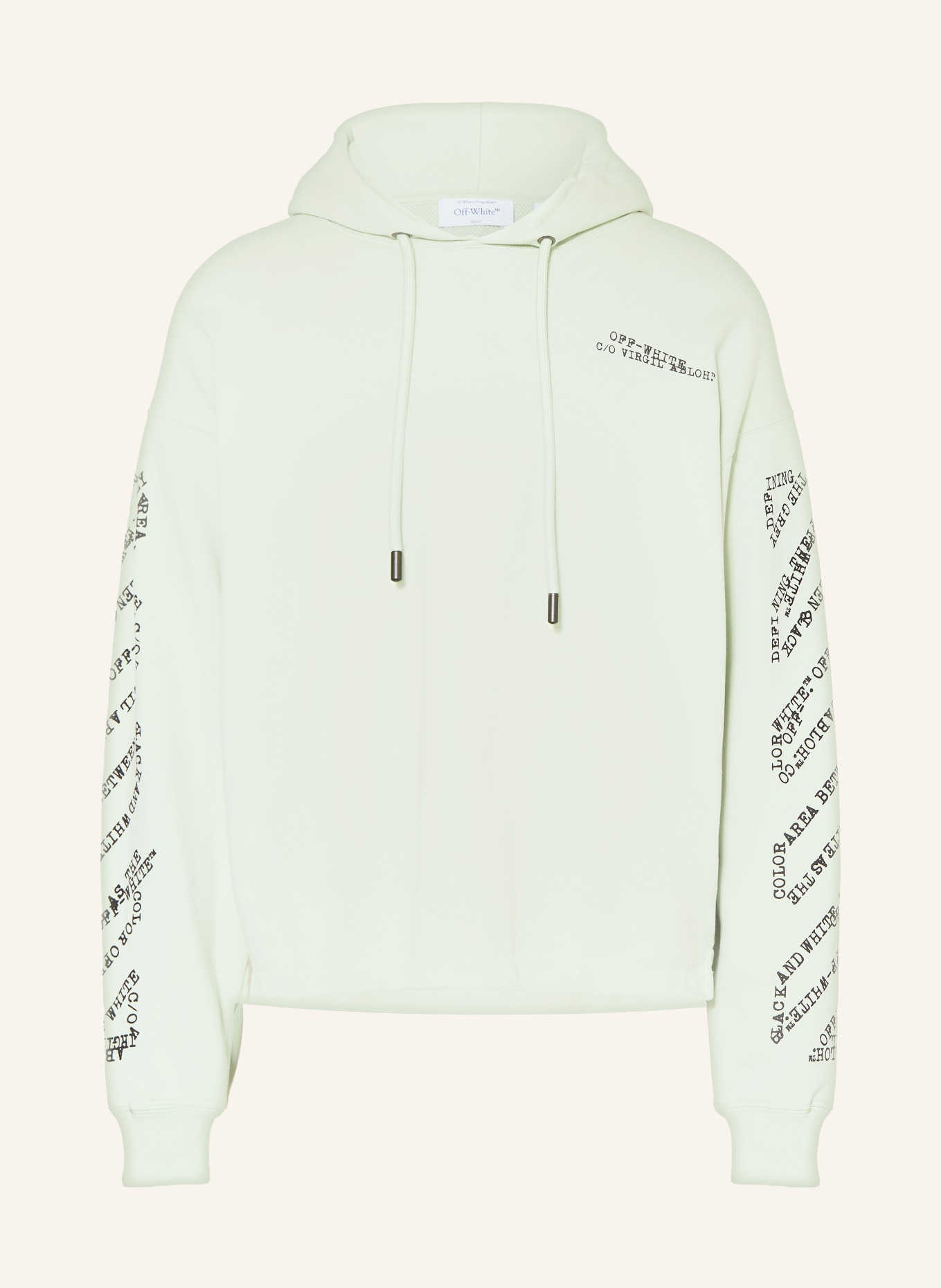 Off-White Hoodie: MINT / SCHWARZ