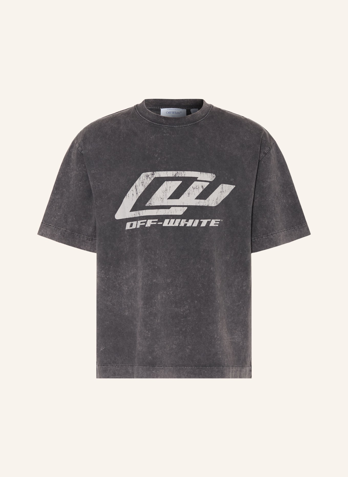 Off-White T-shirt: DONKERGRIJS / GRIJS