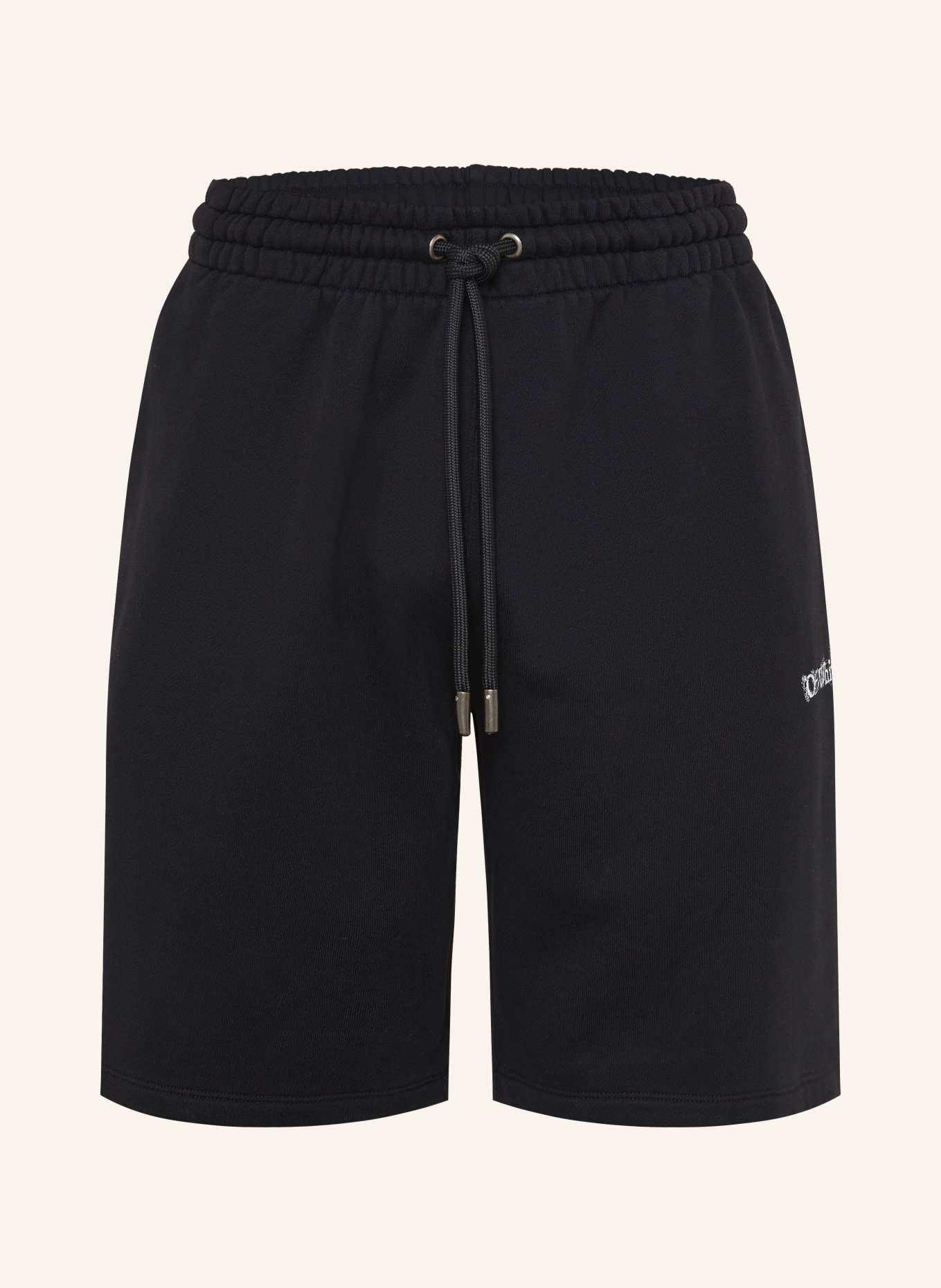 Off-White Sweatshorts HERALDIC ARROW SKATE: ZWART / WIT