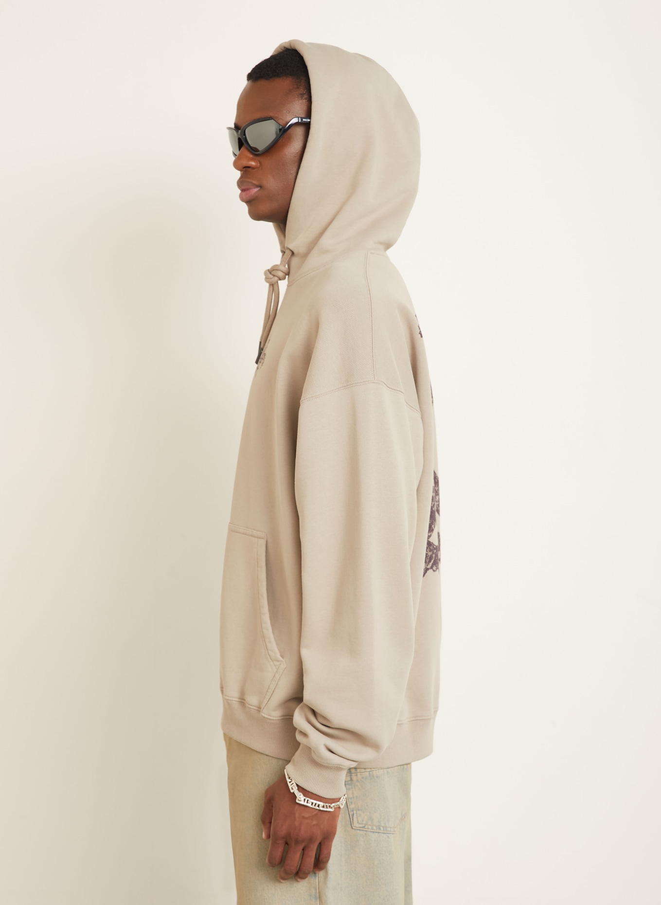 Off-White Hoodie: HELLBRAUN / DUNKELBRAUN