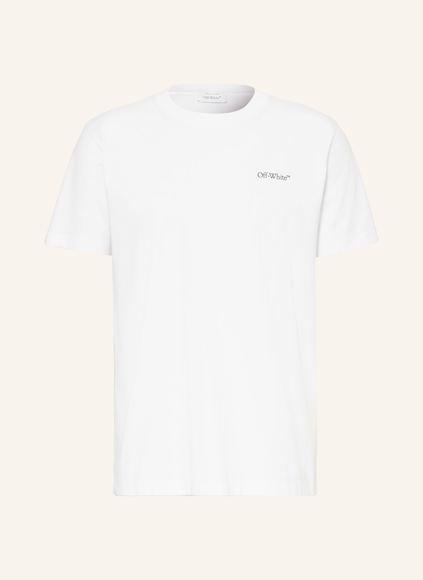 Off-White T-Shirt: WEISS / SCHWARZ