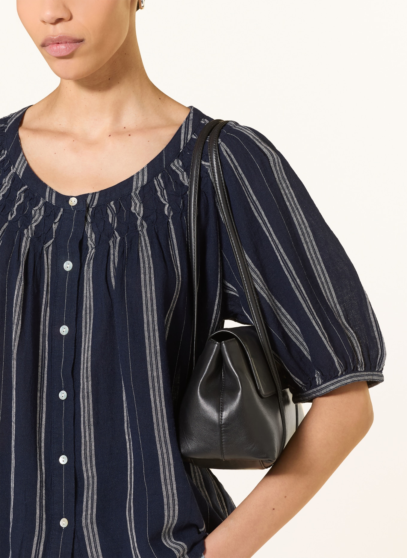 Rails Bluse RIX: DUNKELBLAU / WEISS