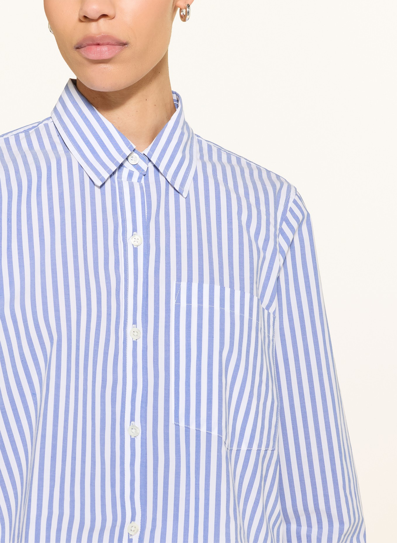 Rails Bluzka RAMY: NIEBIESKI / BIAŁY