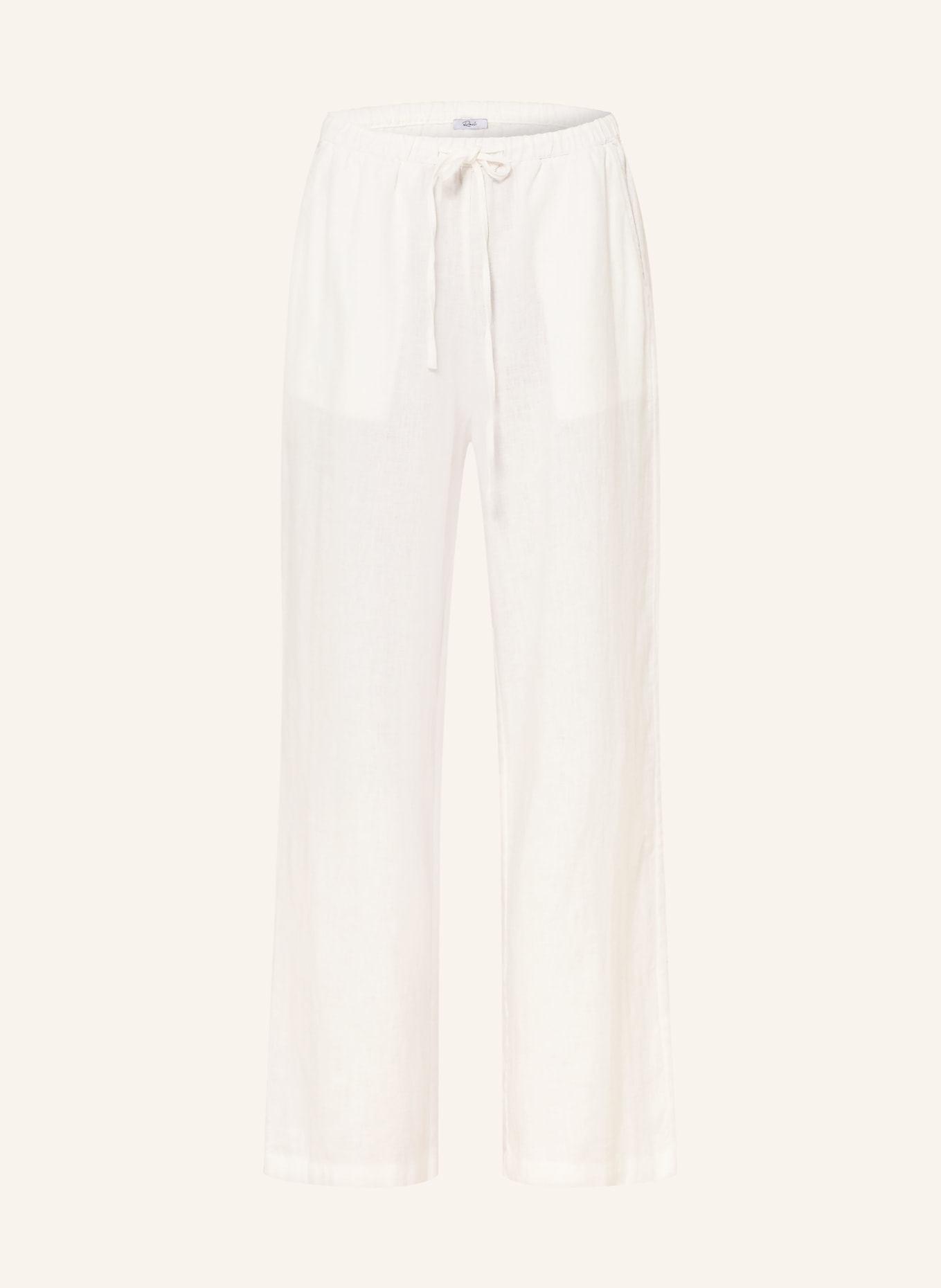 Rails Spodnie z lnu EMMIE: BIAŁY
