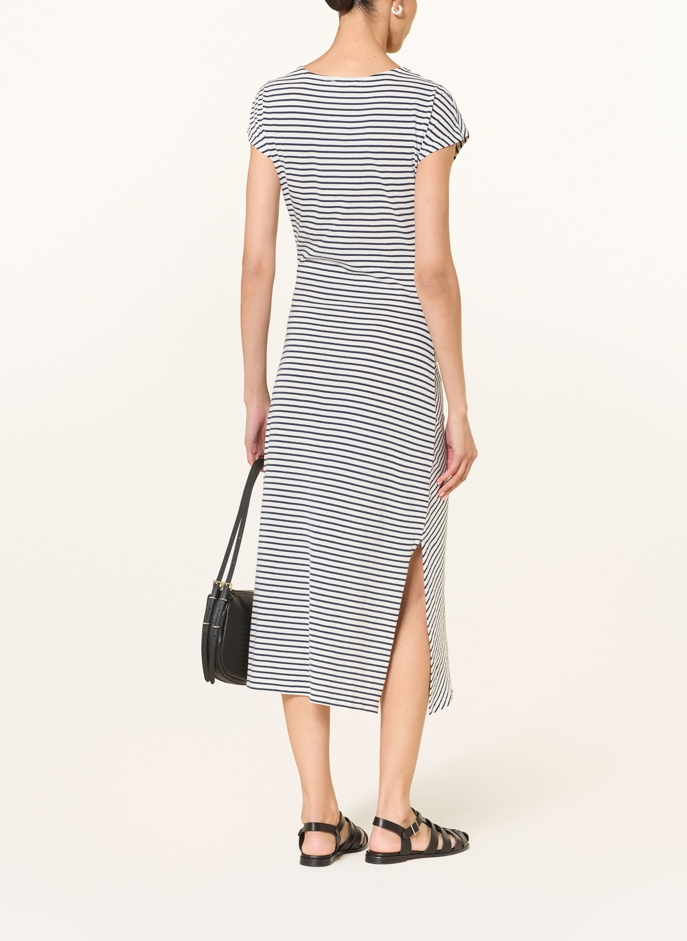 Rails Kleid SELAH: CREME / DUNKELBLAU