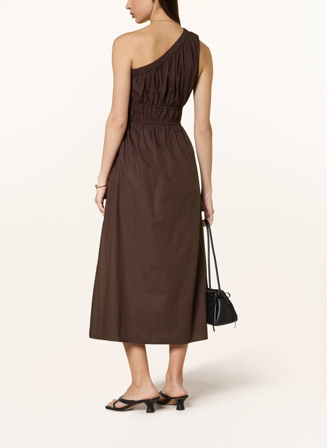 Rails Sukienka na jedno ramię SELANI: CIEMNOBRĄZOWY