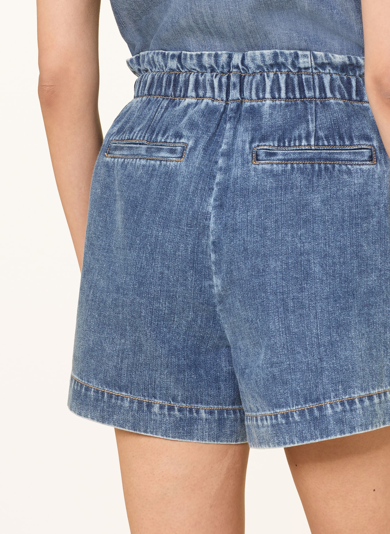 Rails Jeansshort FOSTER: DONKERBLAUW
