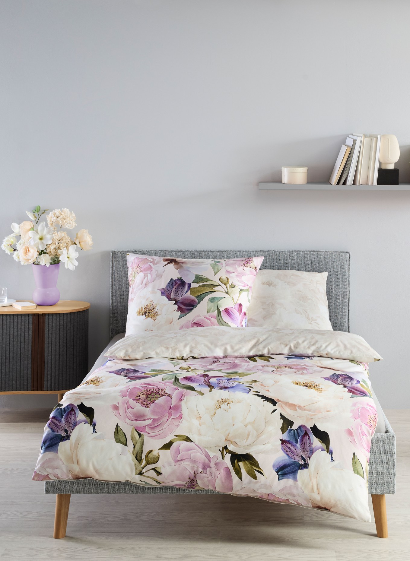 fleuresse Bettwäsche BED ART S zum Wenden: HELLROSA / ROSA / LILA