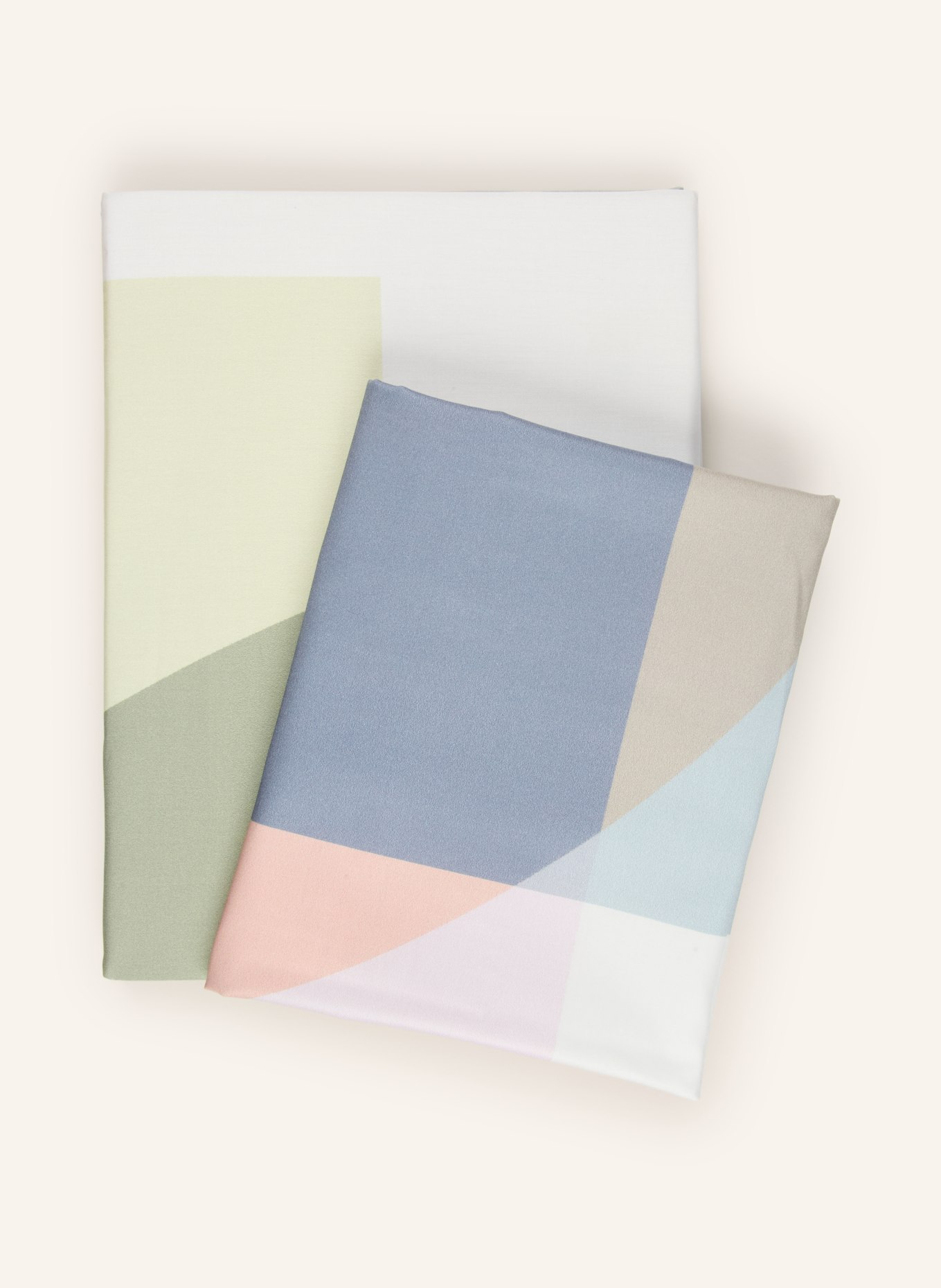 fleuresse Bettwäsche BED ART S: HELLGRÜN / HELLLILA / LACHS