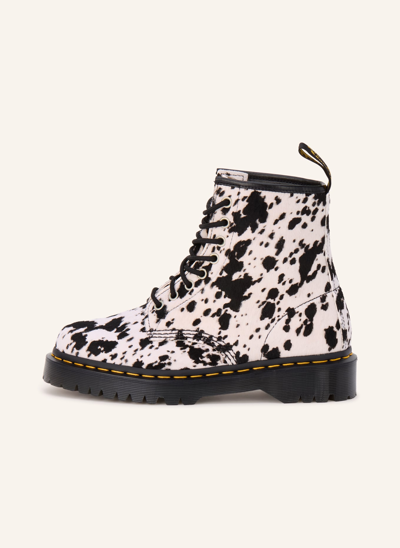 Dr. Martens Lace-up Boots 1460 BEX: CREAM / BLACK