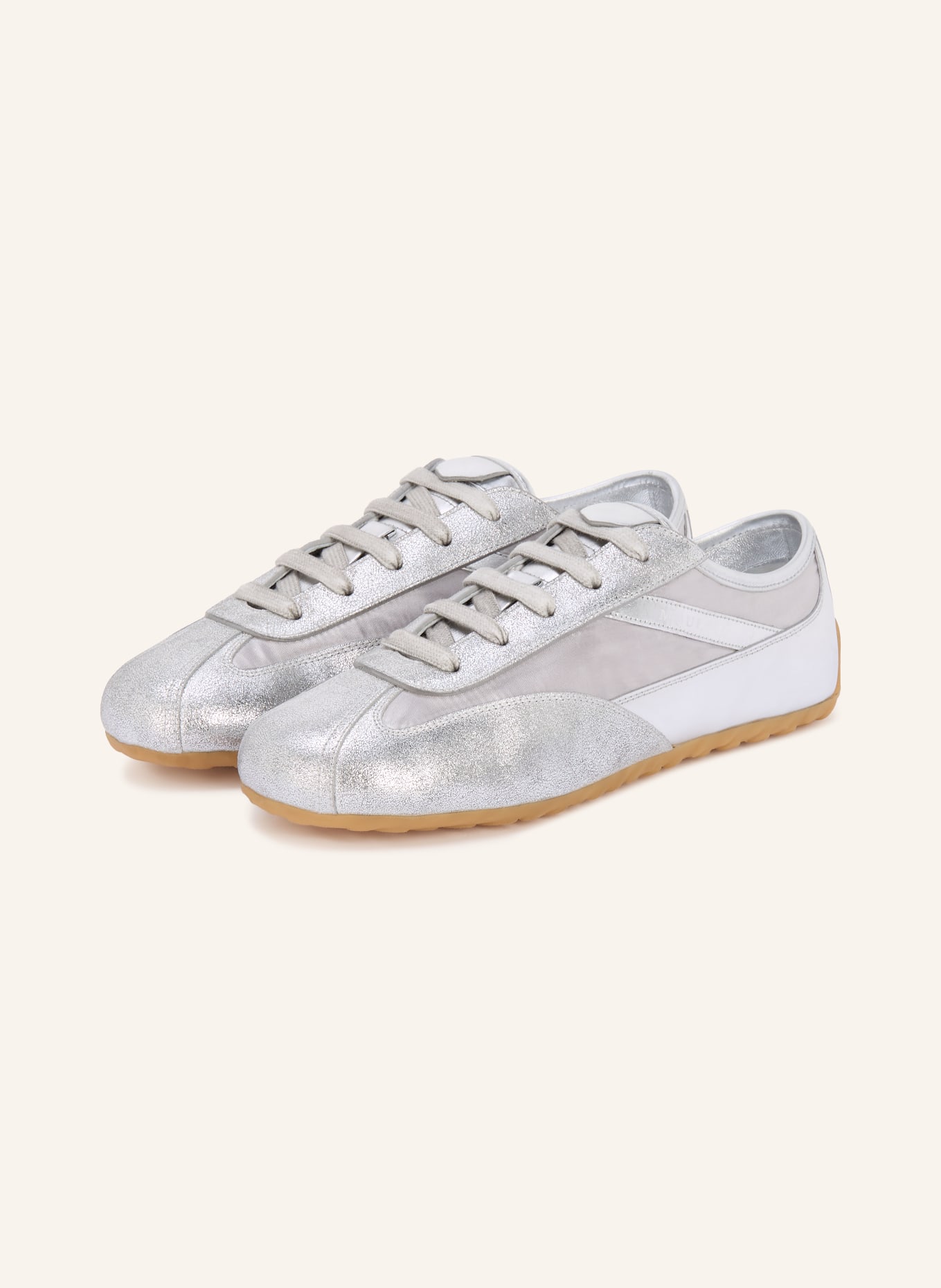 McQUEEN Sneaker BOXE: SILBER