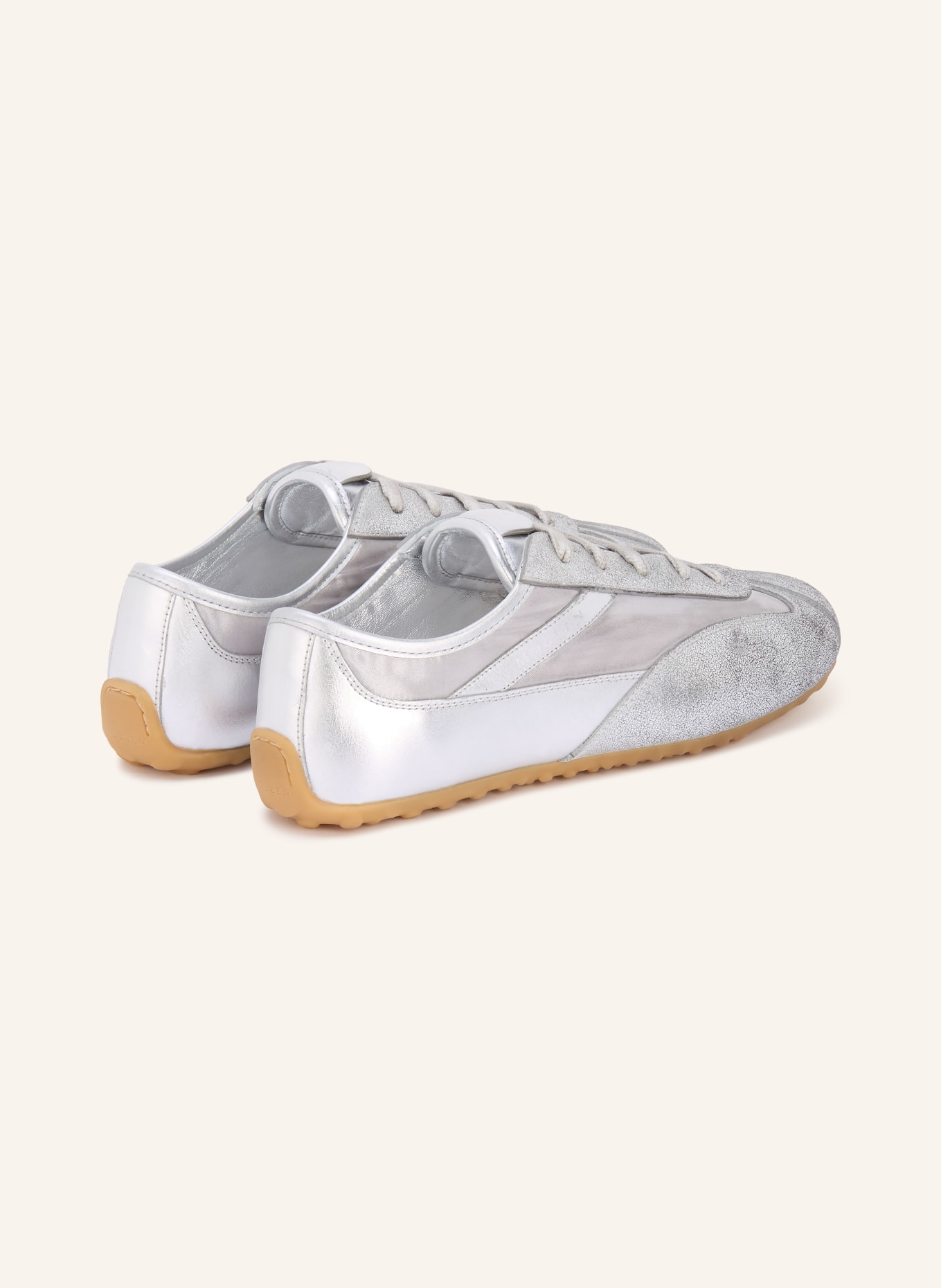 McQUEEN Sneaker BOXE: SILBER