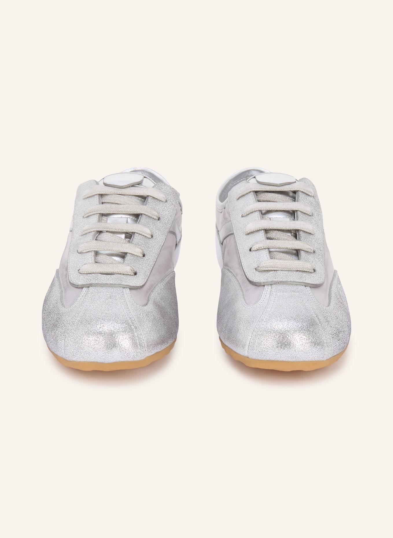 McQUEEN Sneaker BOXE: SILBER