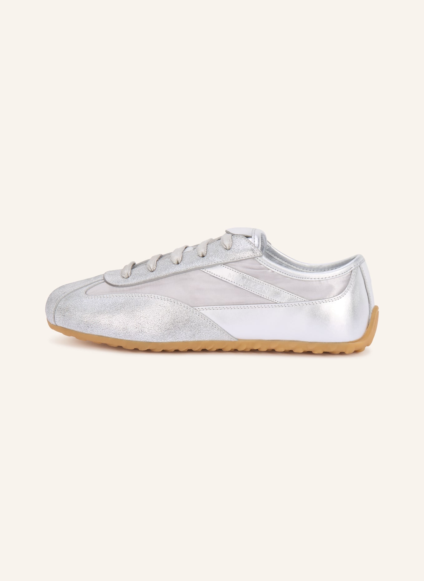 McQUEEN Sneaker BOXE: SILBER