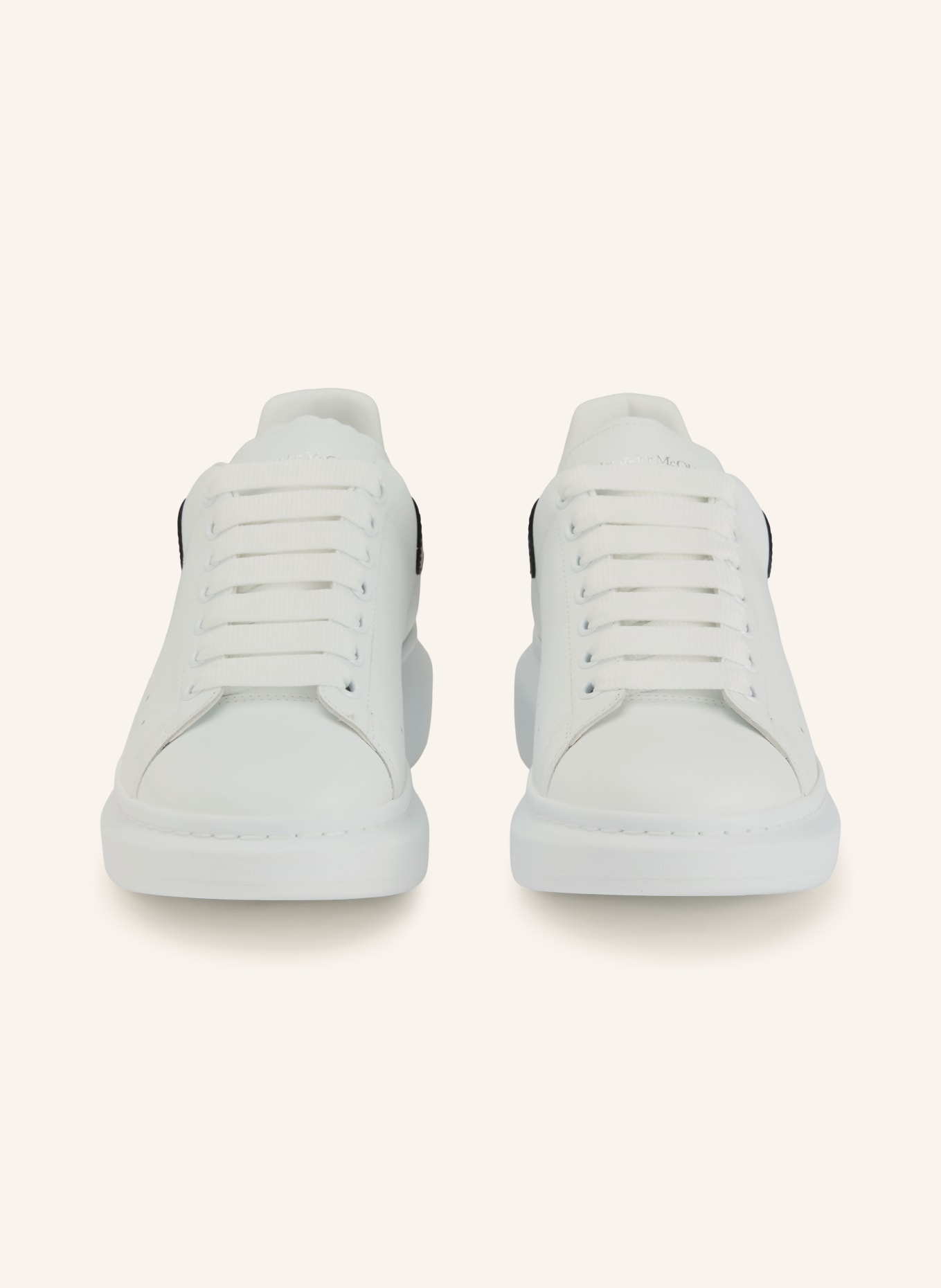 McQUEEN Sneaker: WEISS / ROT / SCHWARZ