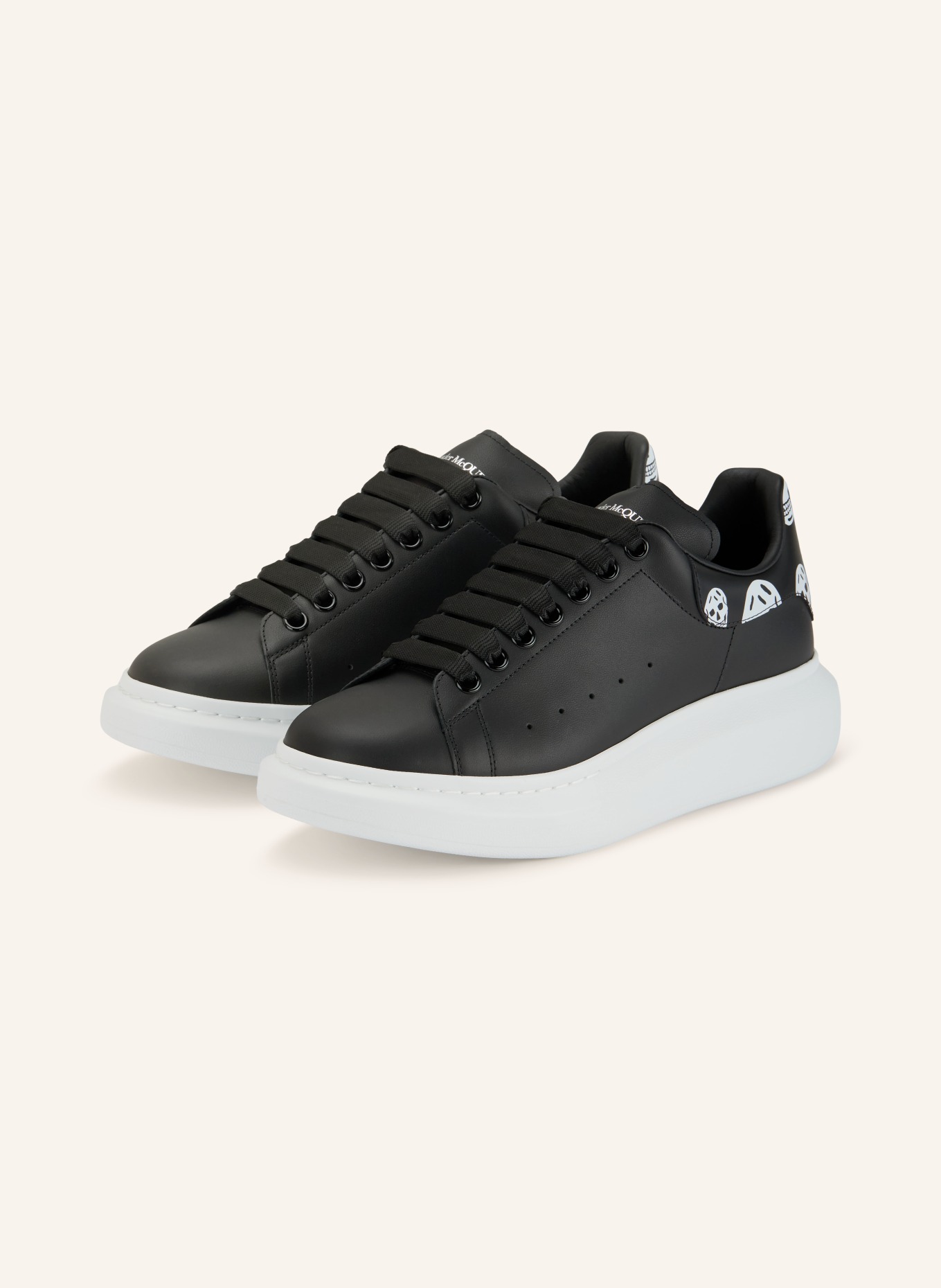 McQUEEN Sneaker: SCHWARZ / WEISS