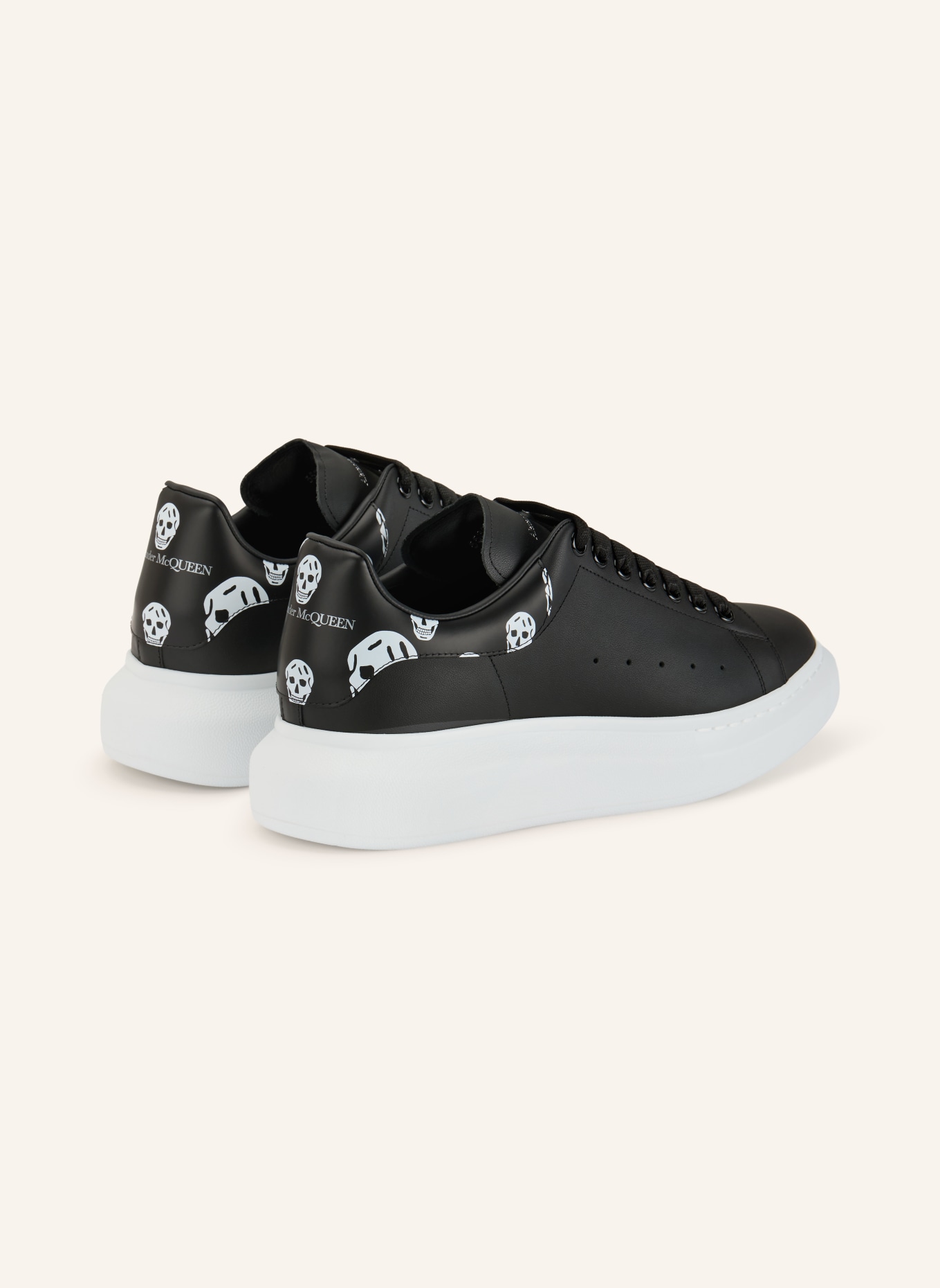 McQUEEN Sneaker: SCHWARZ / WEISS
