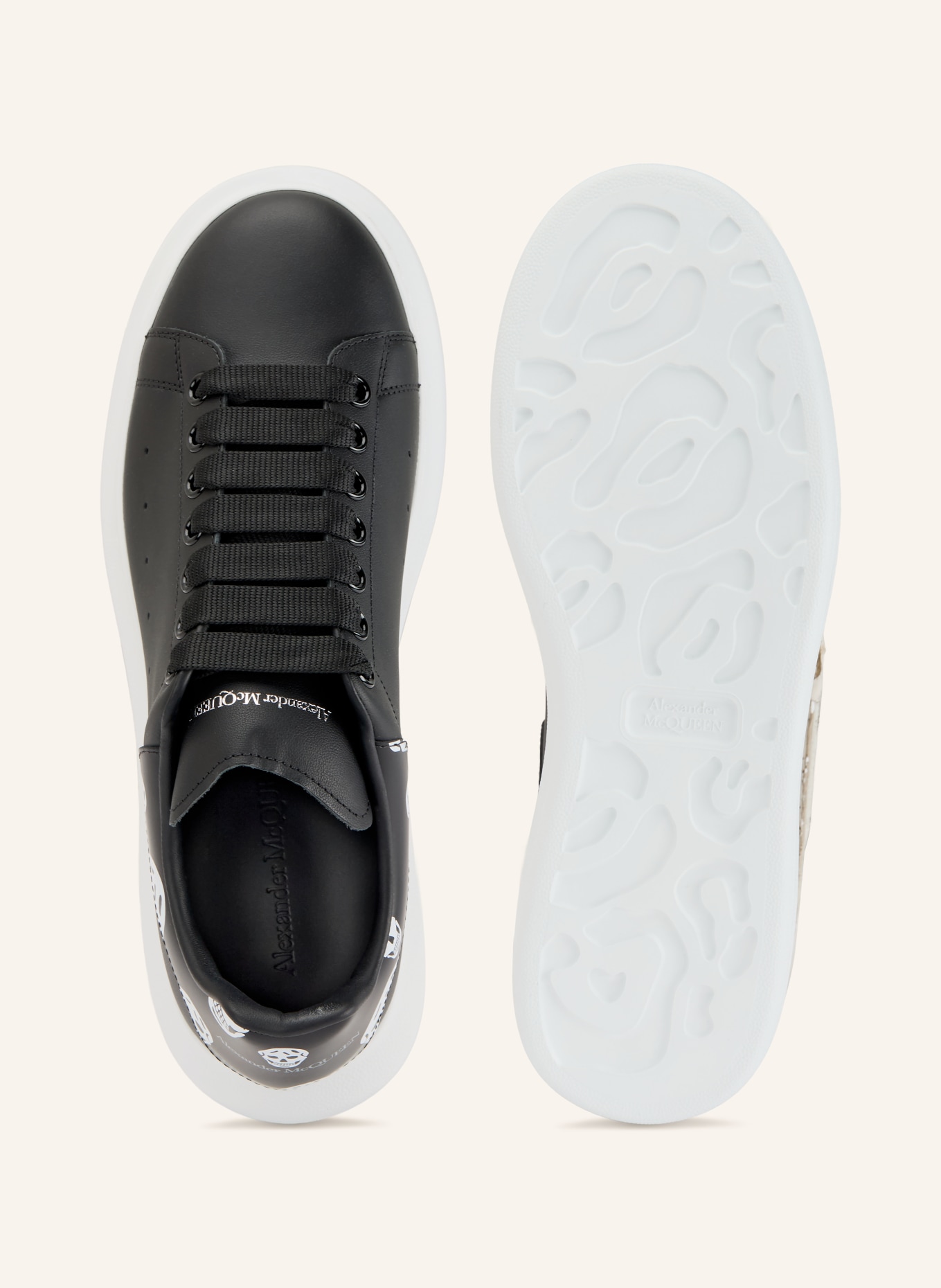 McQUEEN Sneaker: SCHWARZ / WEISS