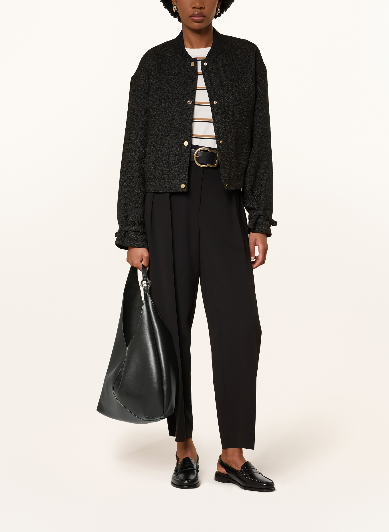 SAMSØE  SAMSØE SAKAIA shoulder bag with pouch: BLACK