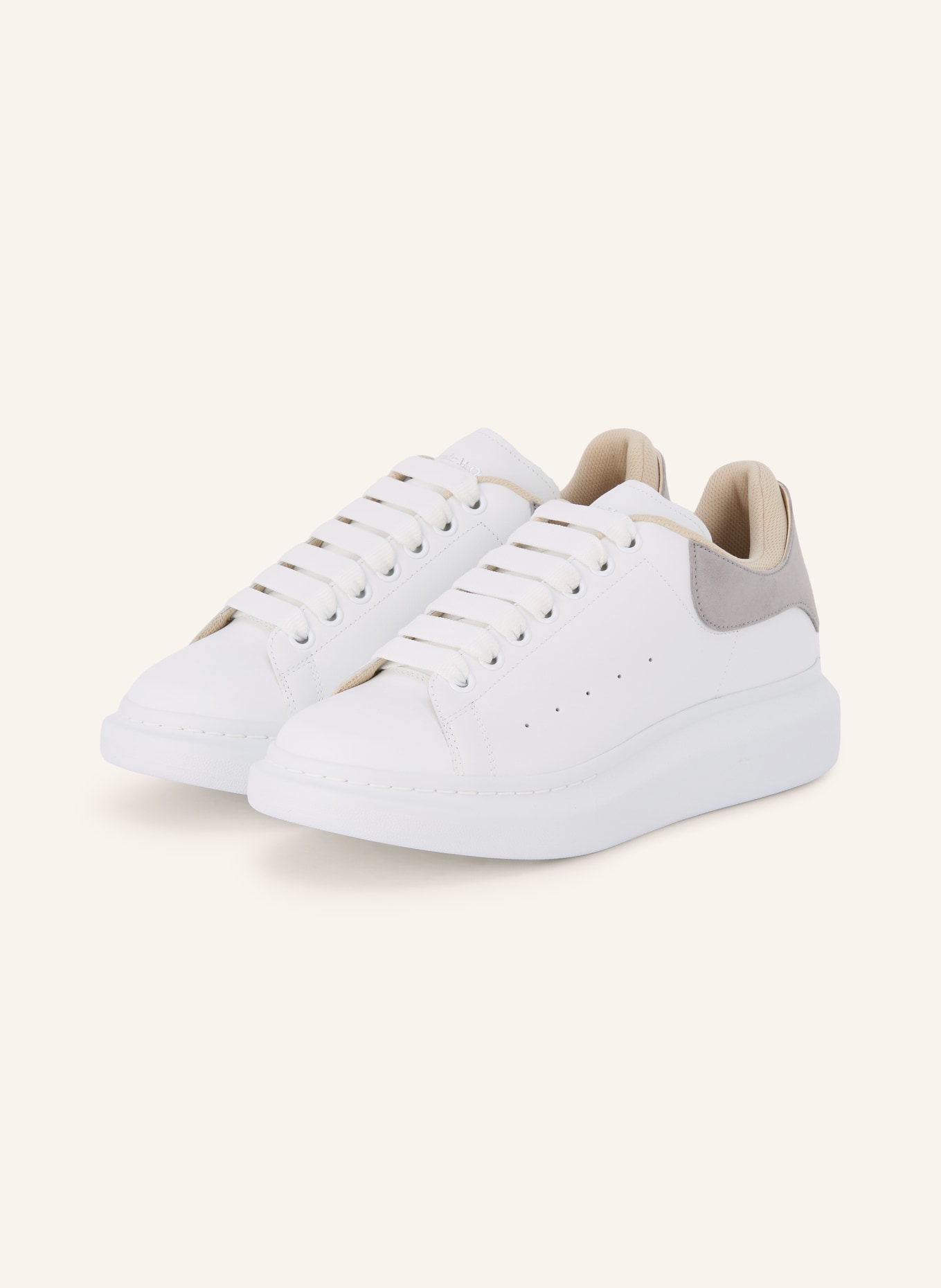 McQUEEN Sneaker: WIT / GRIJS