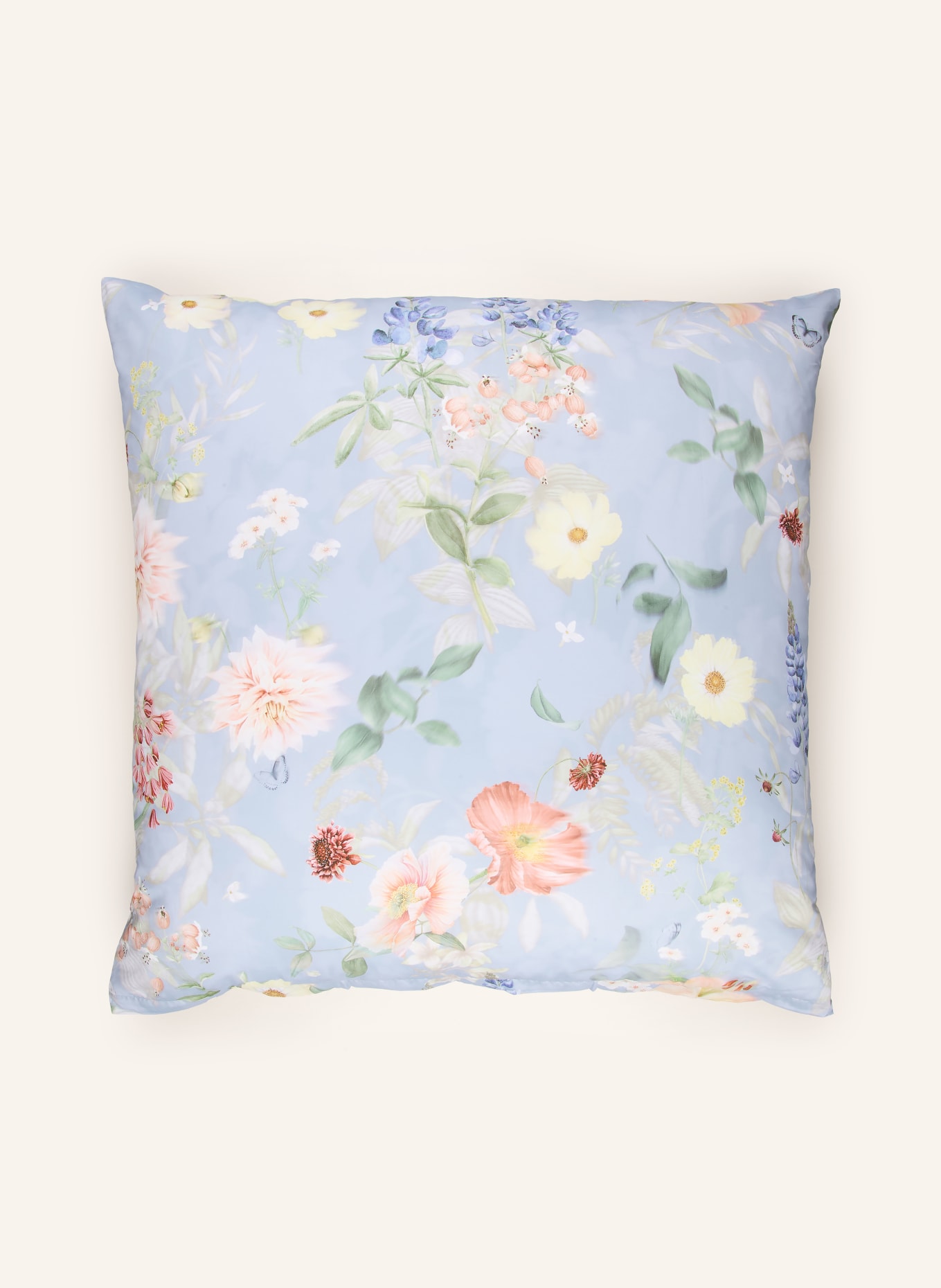 SCHLOSSBERG Housse de coussin AVEN: BLEU CLAIR / VERT CLAIR / BLEU FONCÉ