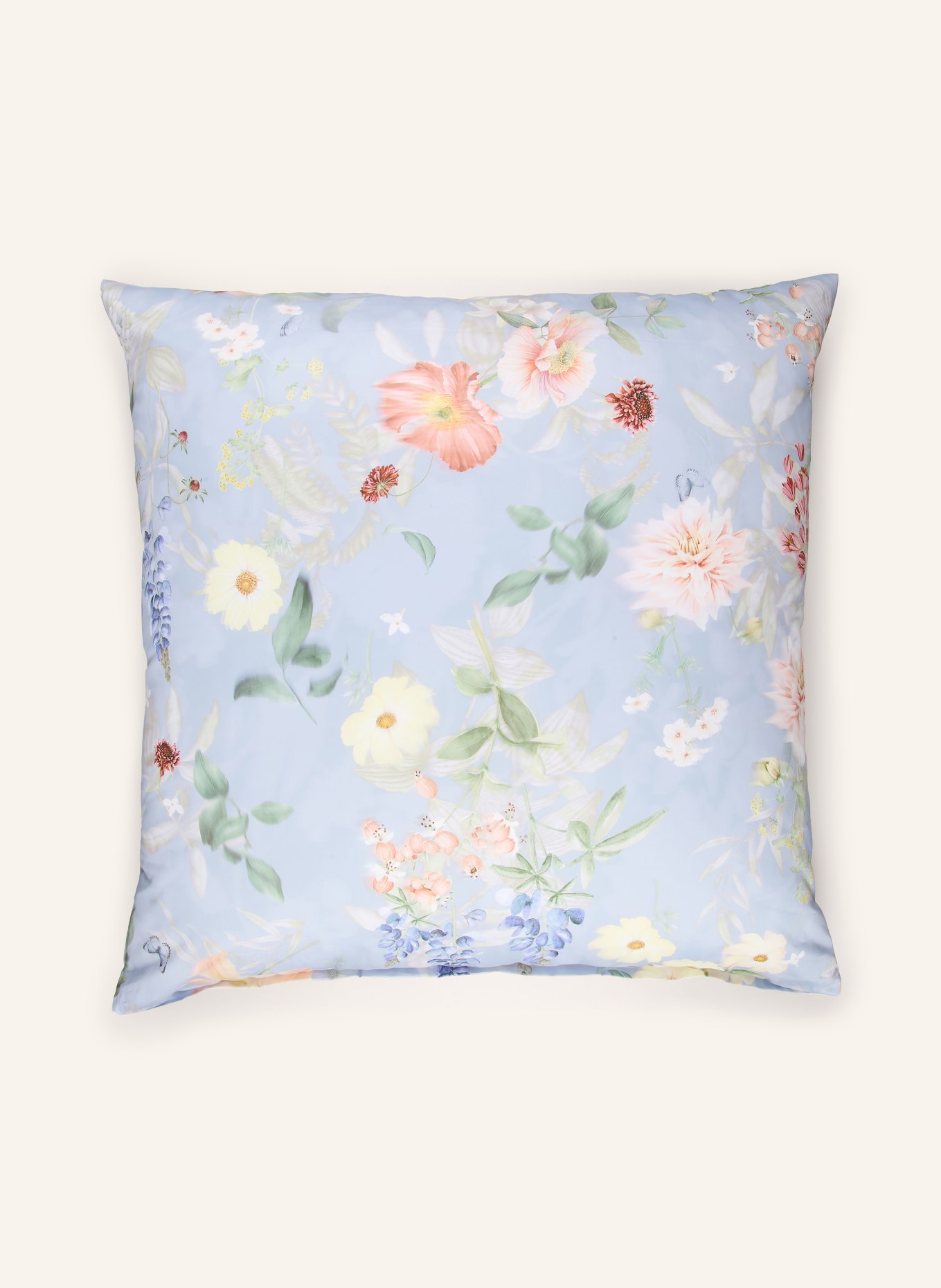 SCHLOSSBERG Housse de coussin AVEN: BLEU CLAIR / VERT CLAIR / BLEU FONCÉ