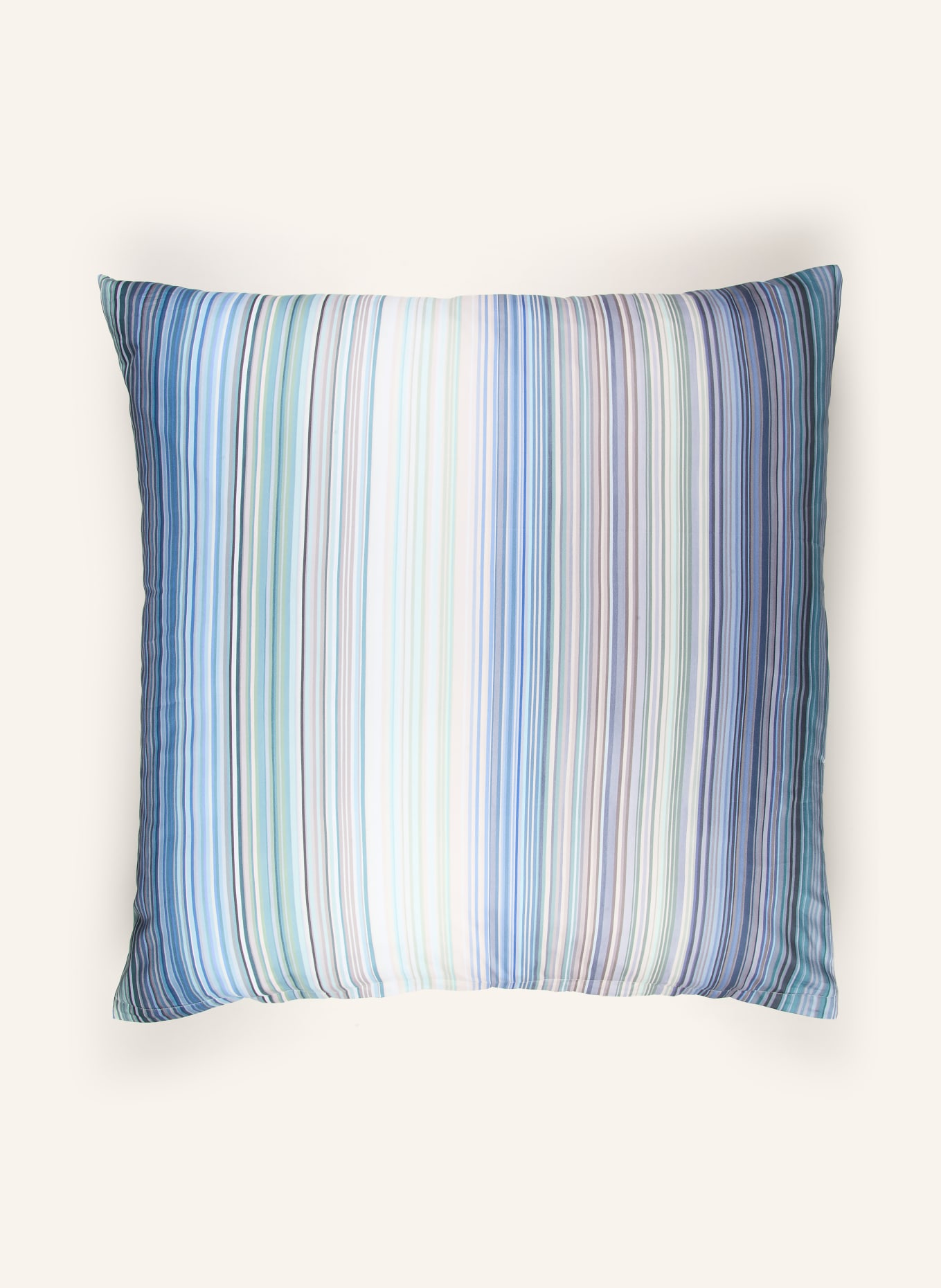 SCHLOSSBERG Housse de coussin LORIS: BEIGE / VERT / BLEU FONCÉ