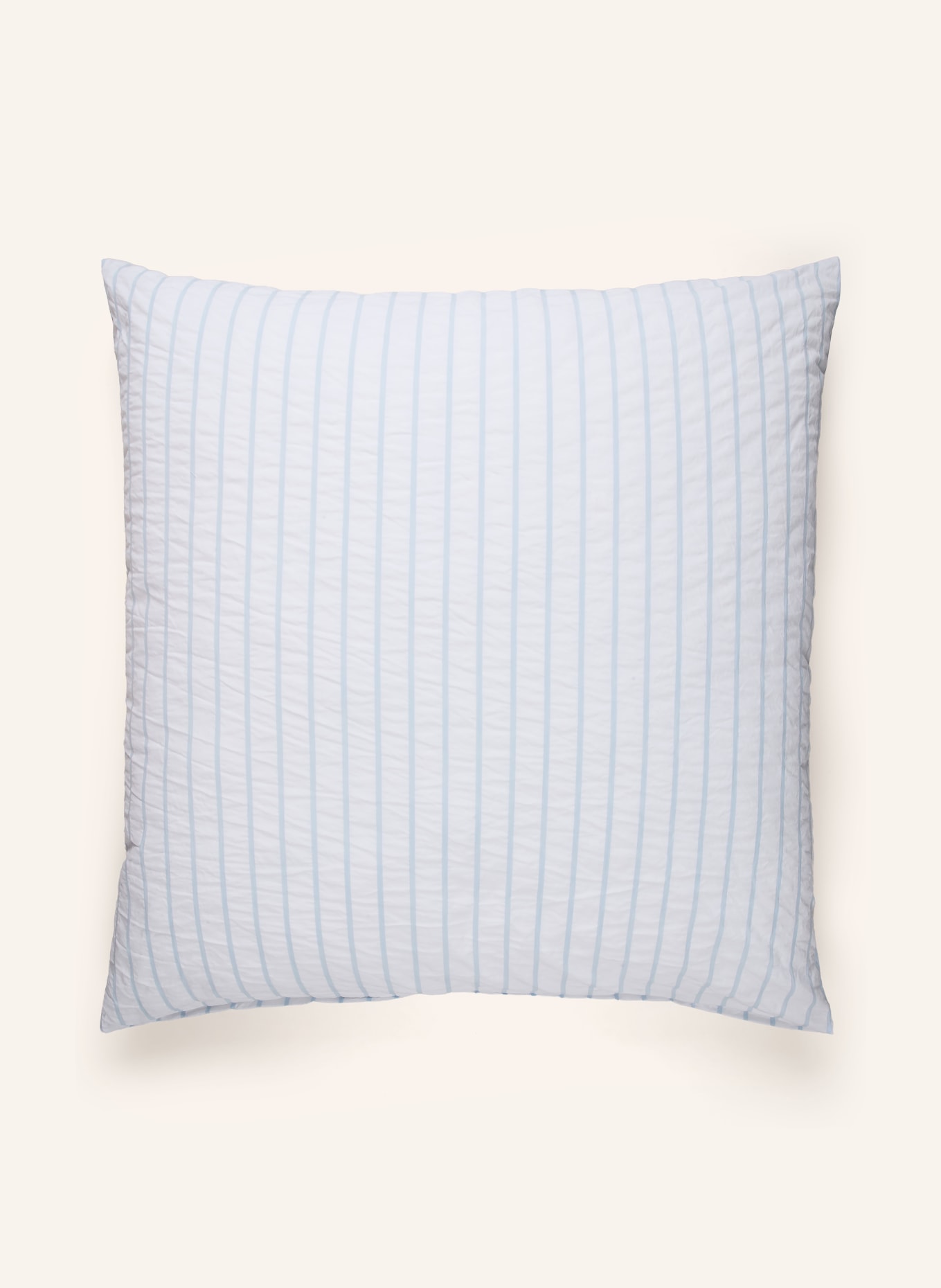 SCHLOSSBERG Housse de coussin LENNY: CRÈME / BLEU CLAIR