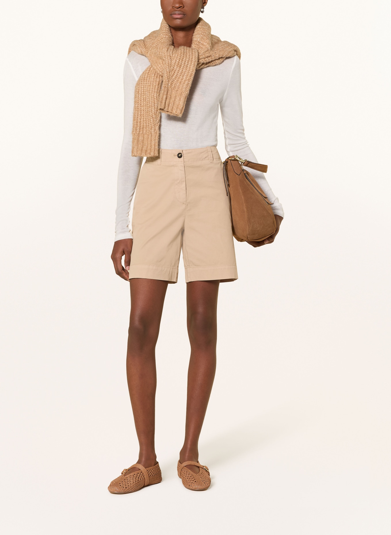 Marc O'Polo Shorts: HELLBRAUN