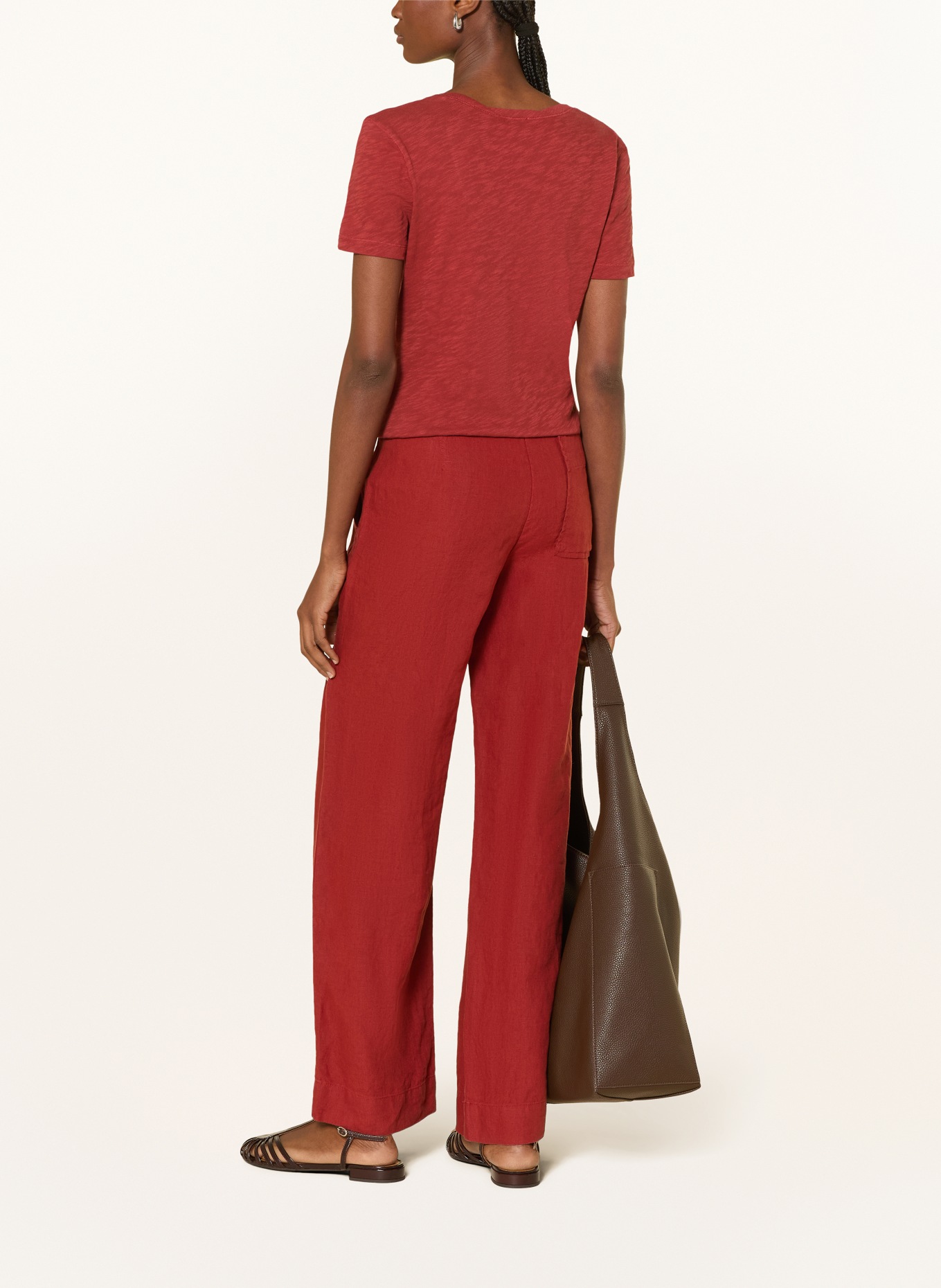 Marc O'Polo T-Shirt: DUNKELROT