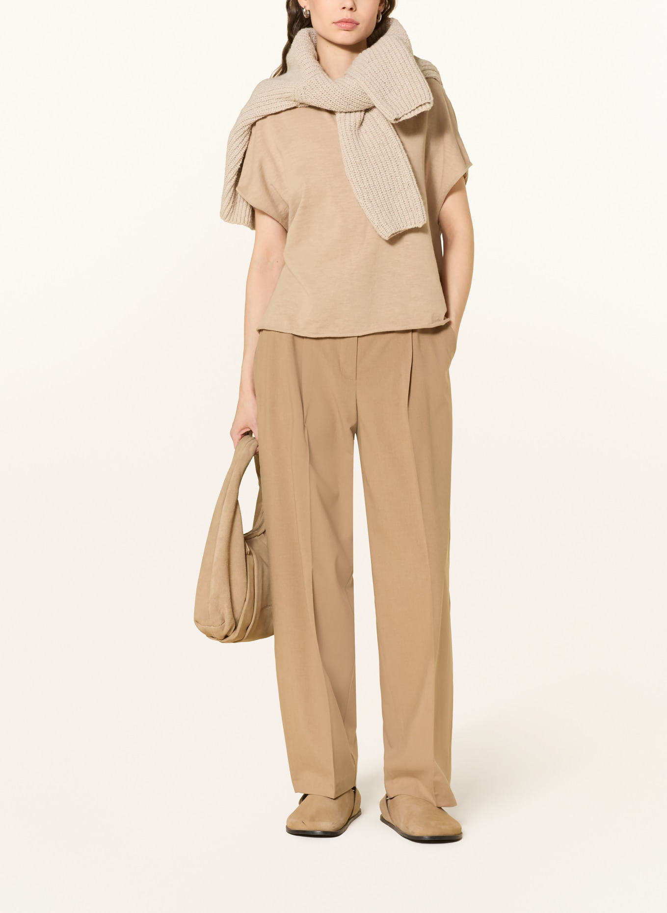 Marc O'Polo T-shirt: LIGHT BROWN