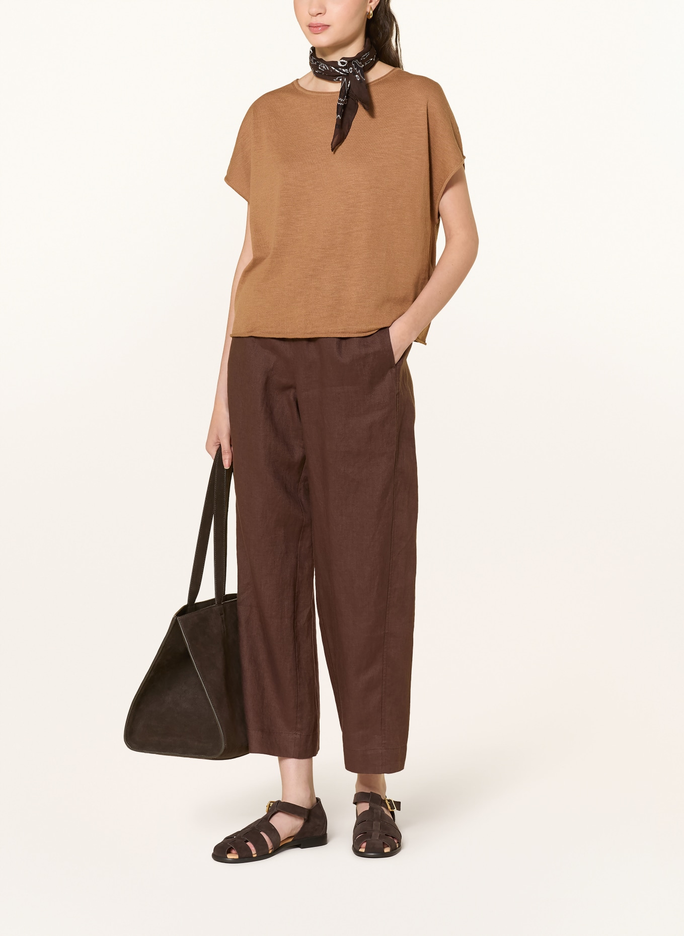 Marc O'Polo T-shirt: MARRON CLAIR