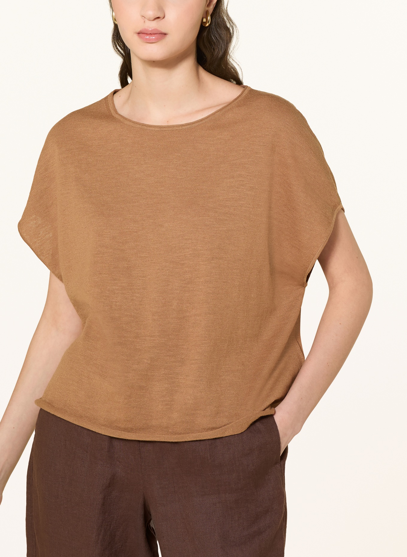 Marc O'Polo T-shirt: MARRON CLAIR