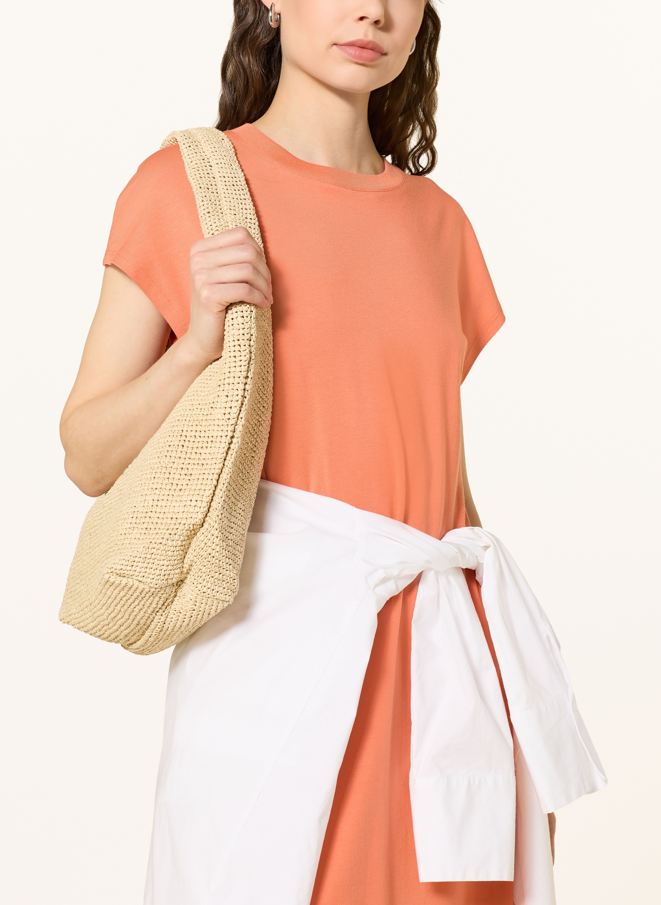 Marc O'Polo robe en jersey: ORANGE