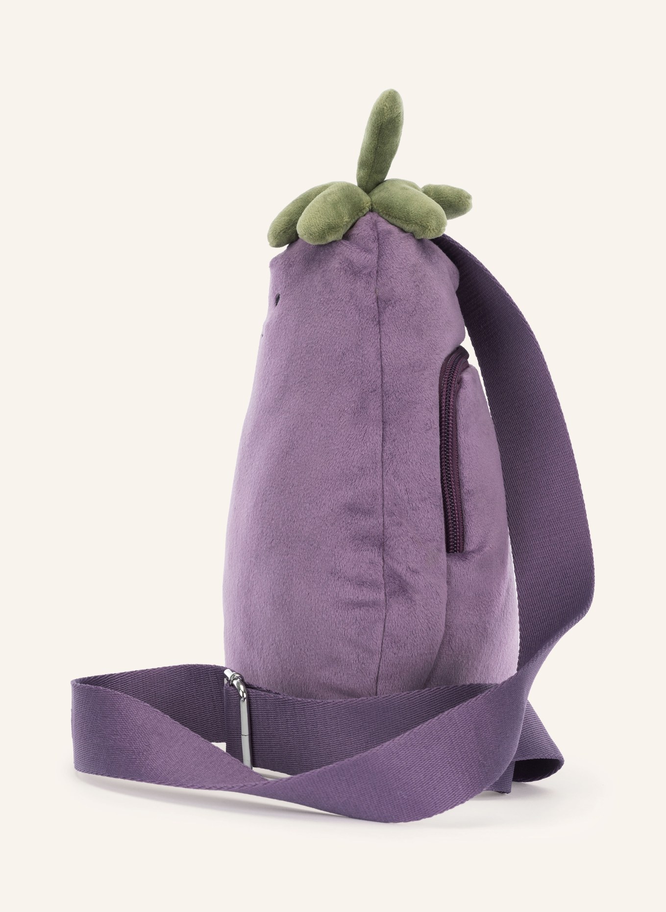 Jellycat Torba na ramię AMUSEABLES AUBERGINE BUM: LILA
