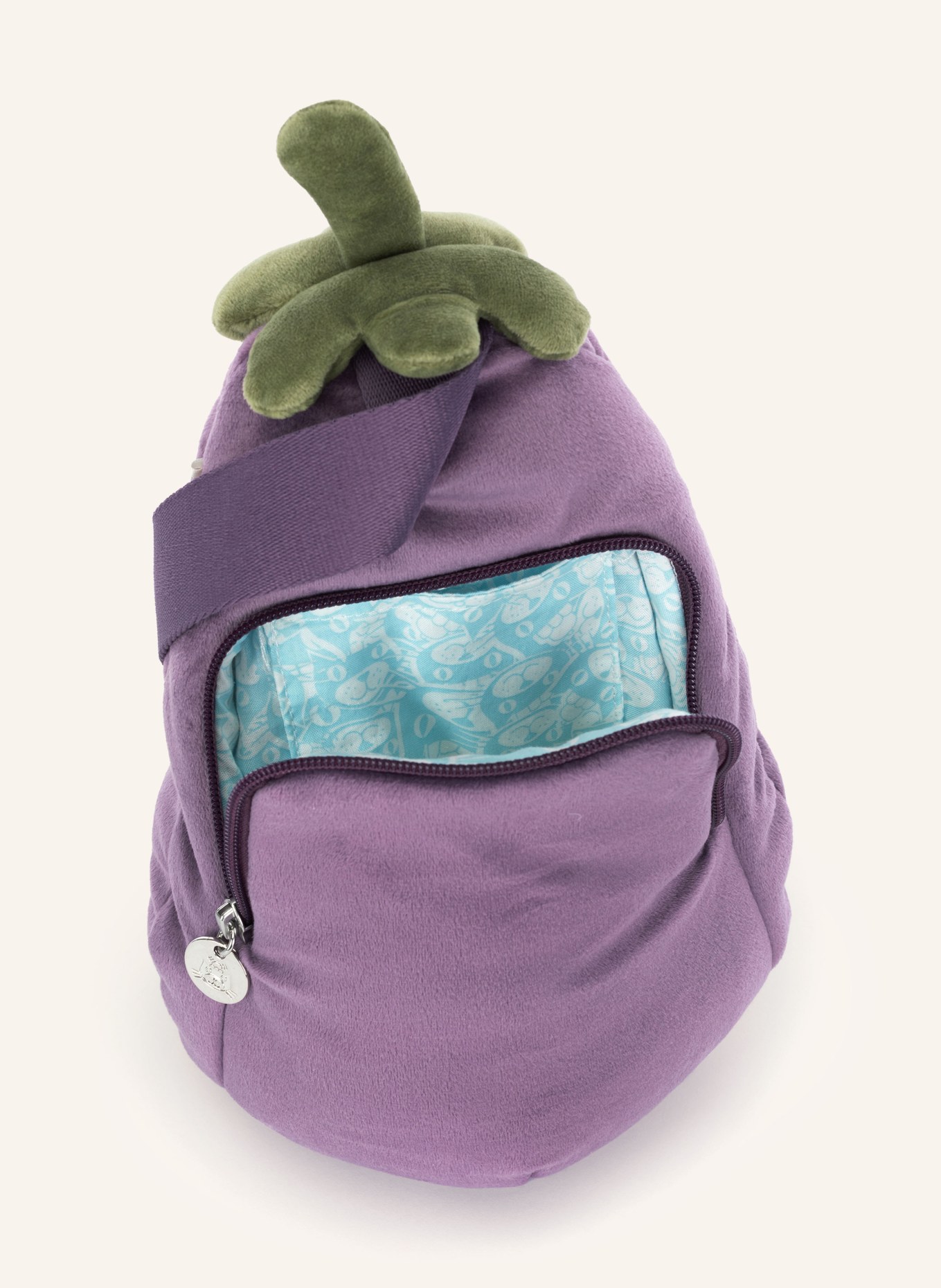 Jellycat Torba na ramię AMUSEABLES AUBERGINE BUM: LILA
