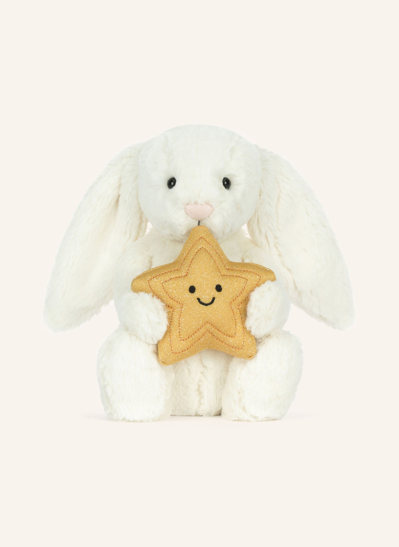 Jellycat Plyšová hračka CREAM BUNNY STAR: KRÉMOVÁ / ZLATÁ