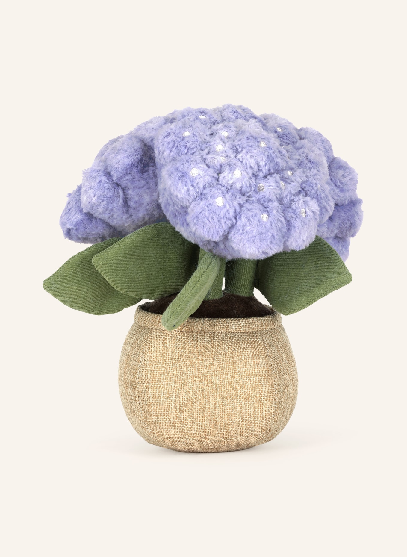 Jellycat Plyšová hračka AMUSEABLES HYDRANGEA: FIALOVÁ / BÉŽOVÁ / ZELENÁ