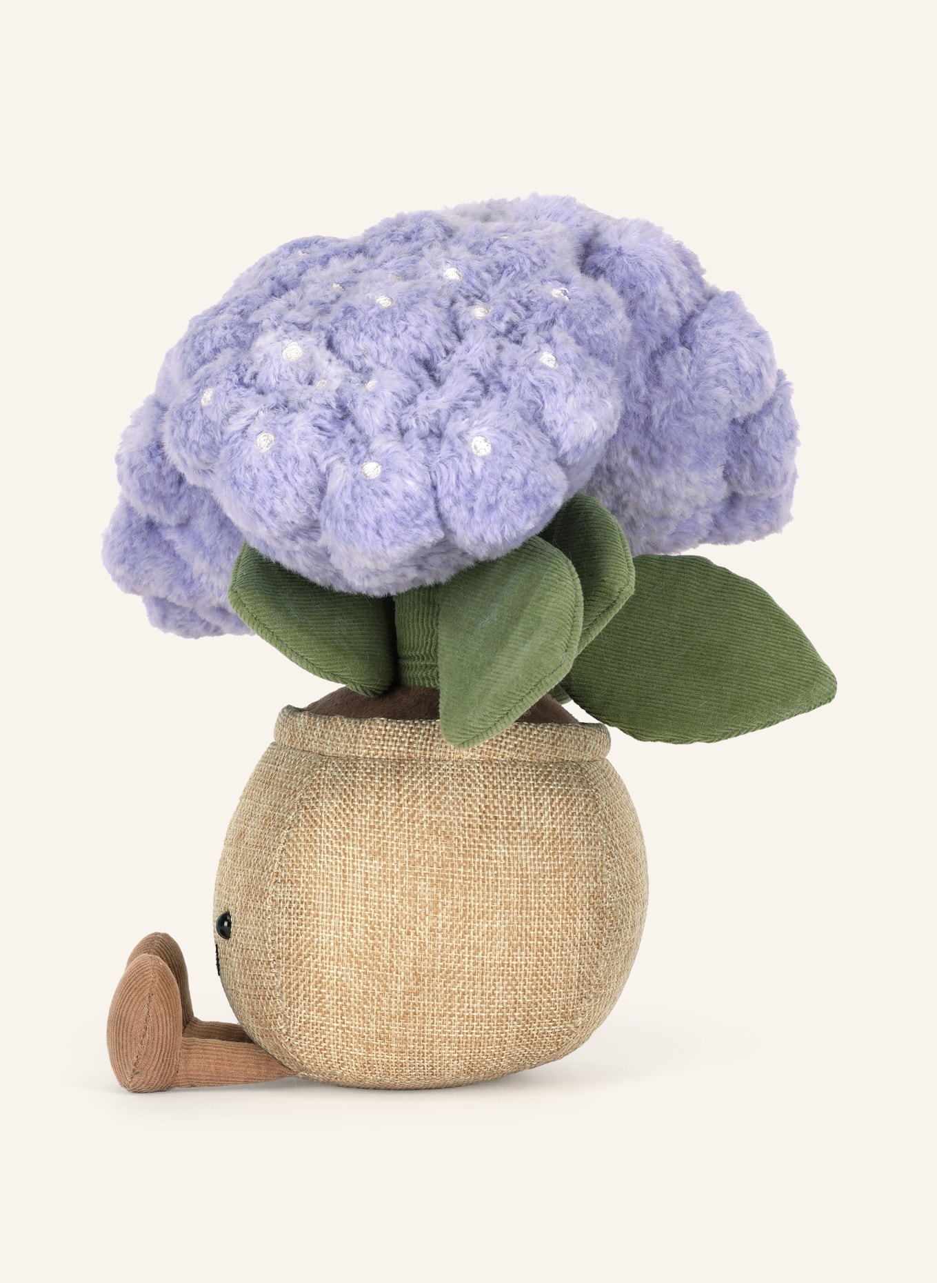 Jellycat Plyšová hračka AMUSEABLES HYDRANGEA: FIALOVÁ / BÉŽOVÁ / ZELENÁ
