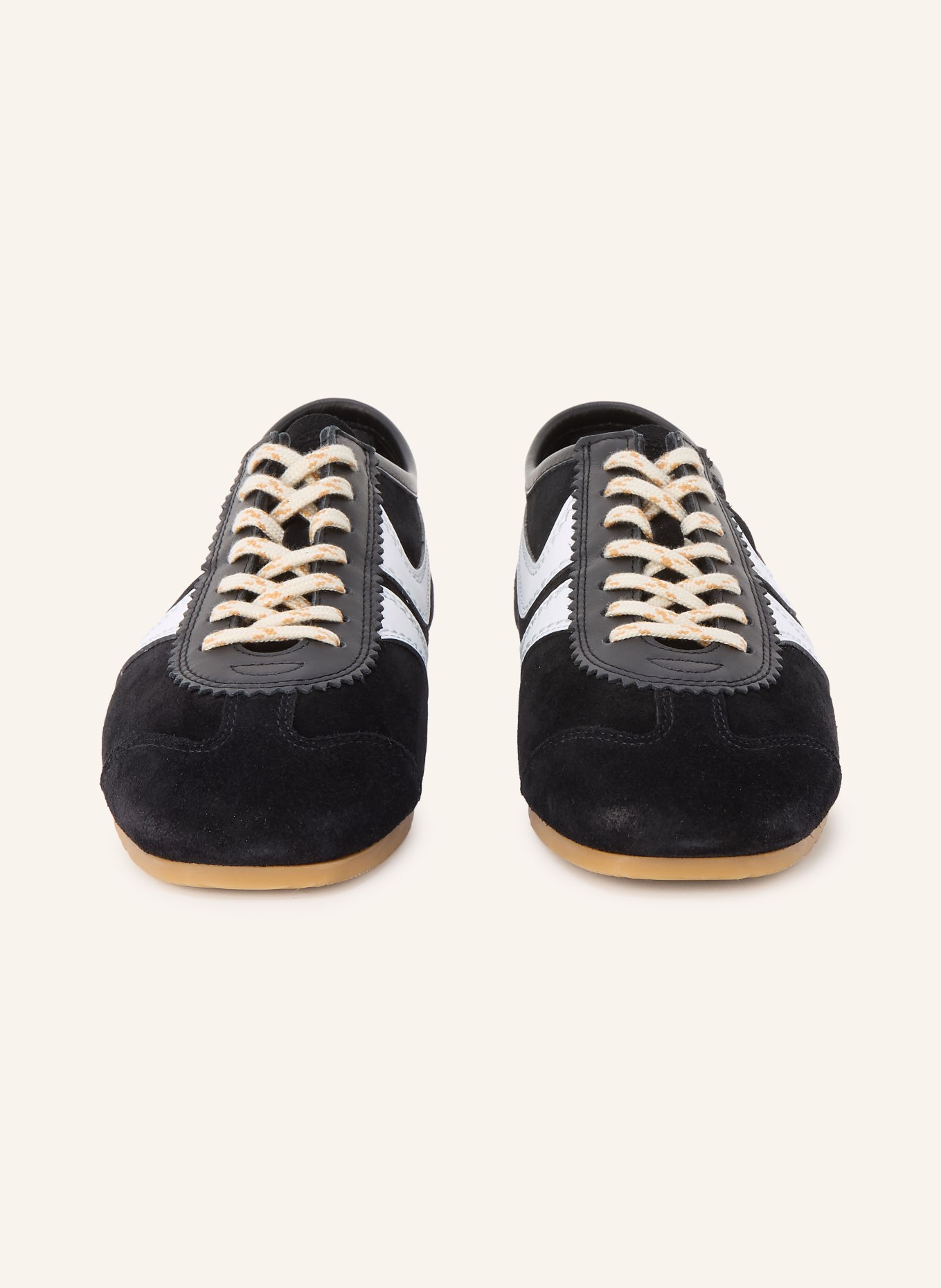 DRIES VAN NOTEN Sneaker: SCHWARZ / WEISS