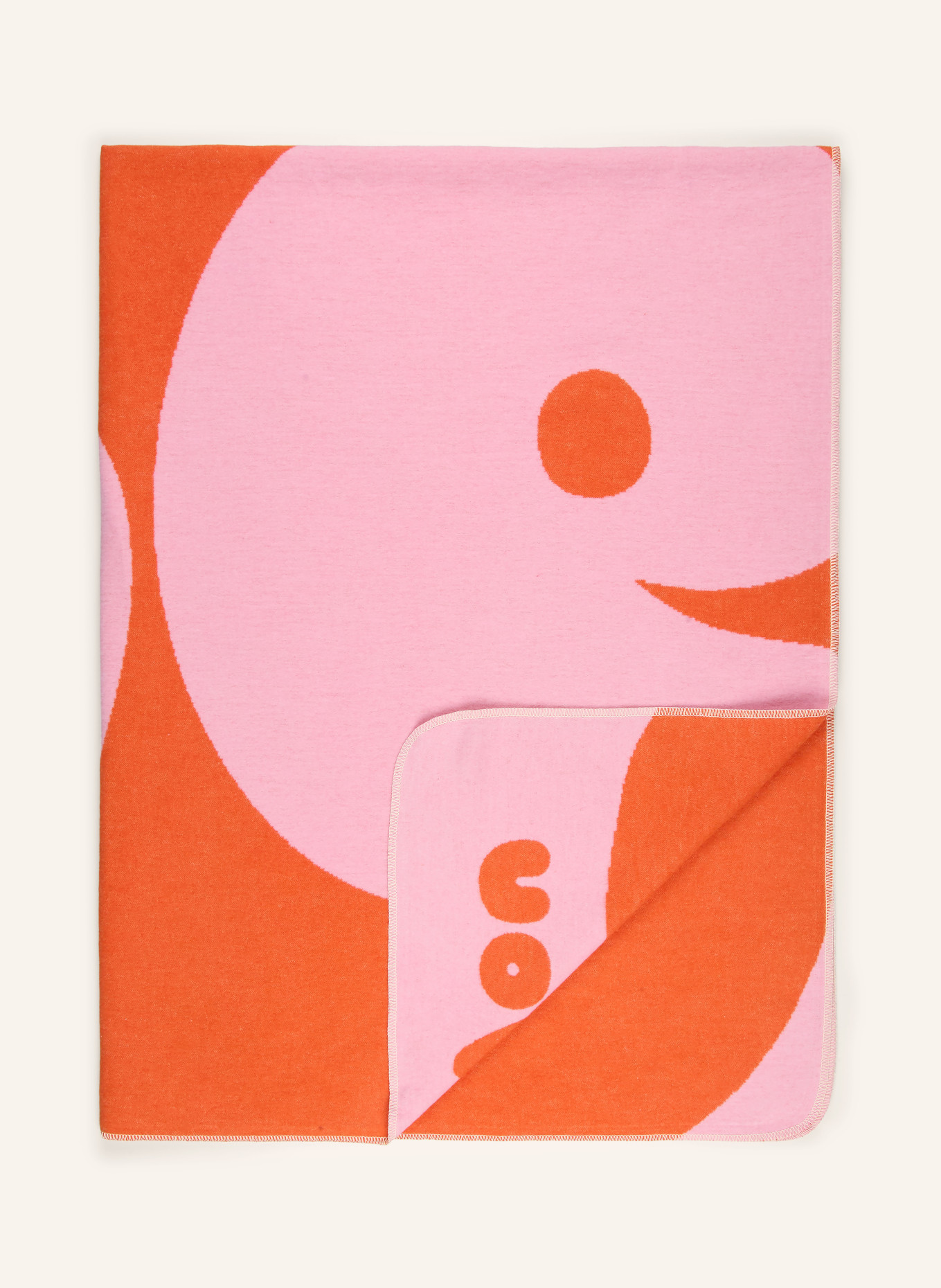 David Fussenegger Plaid SILVRETTA: RÓŻOWY / CZERWONY