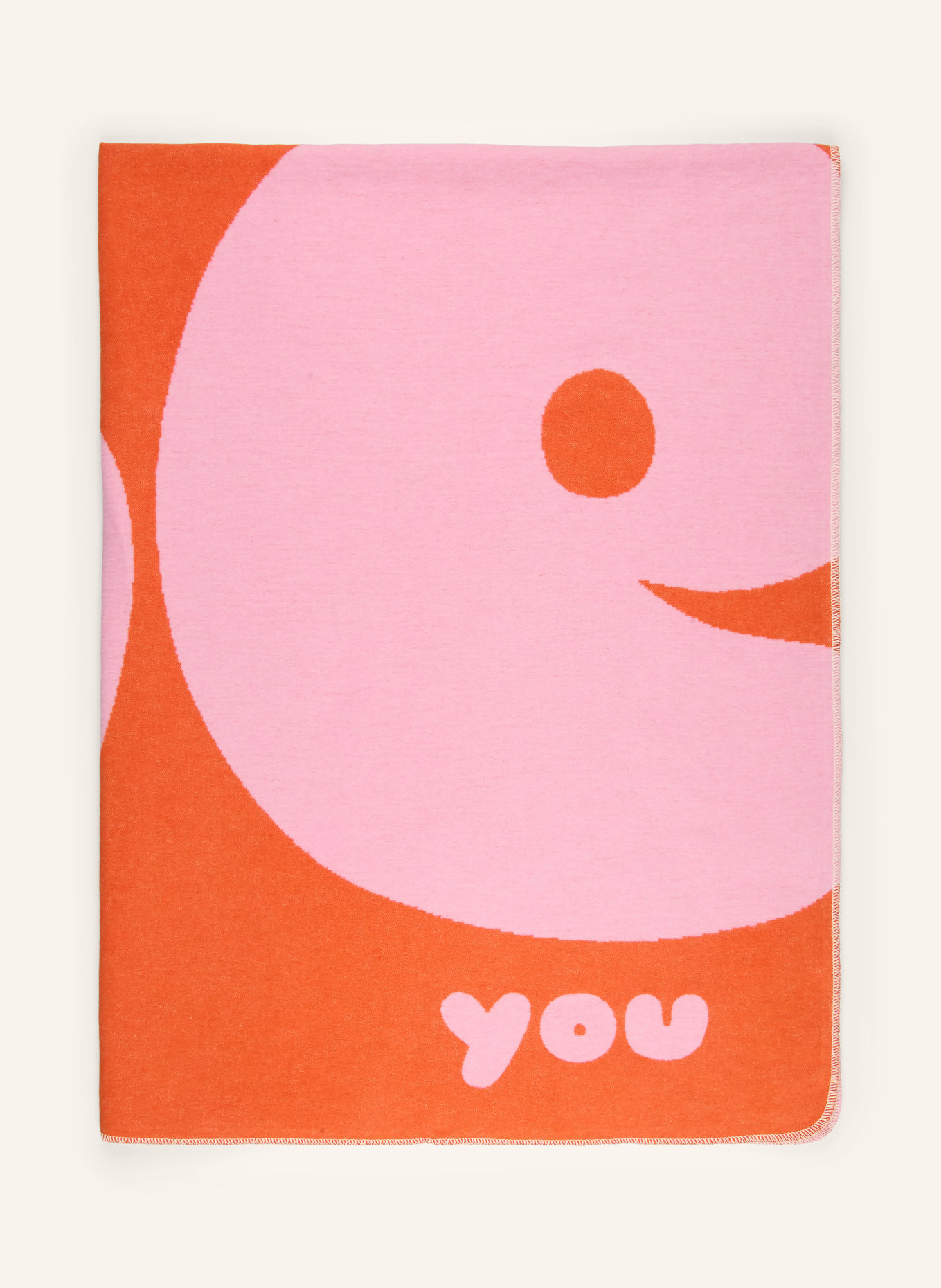 David Fussenegger Plaid SILVRETTA: RÓŻOWY / CZERWONY