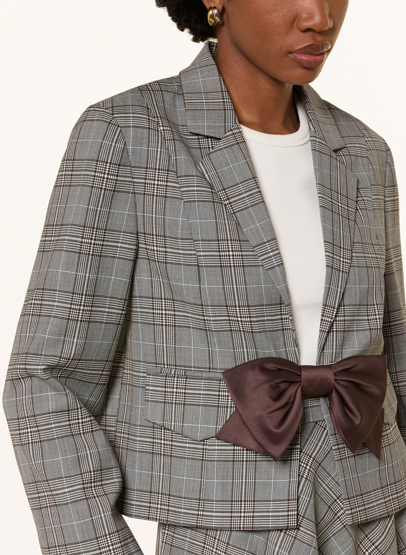BAUM UND PFERDGARTEN BENNI Blazer: GRAY / DARK BROWN / BLUE GRAY