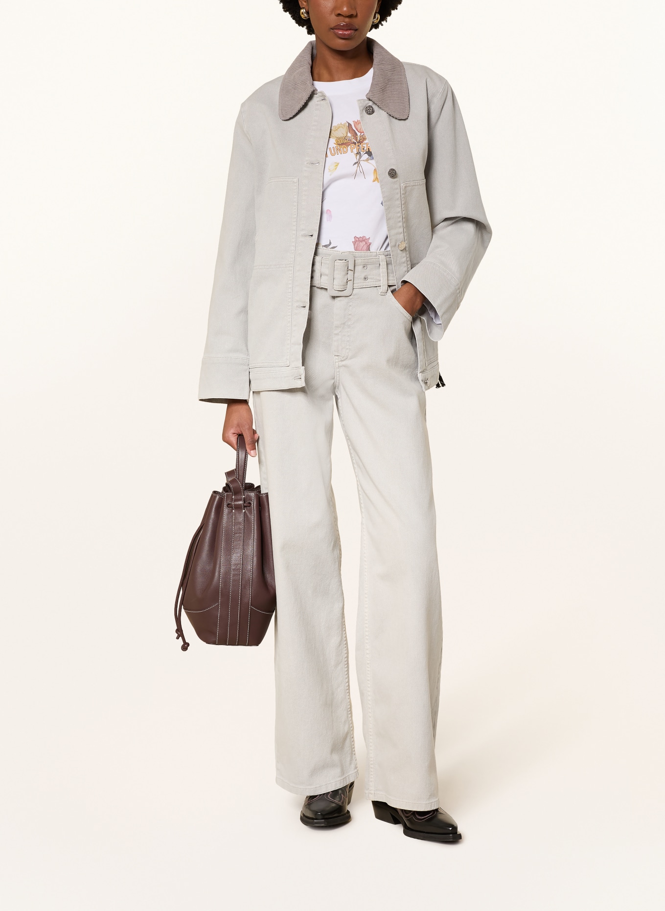 BAUM UND PFERDGARTEN Jeansjacke BENILDA: BLAUGRAU / GRAU