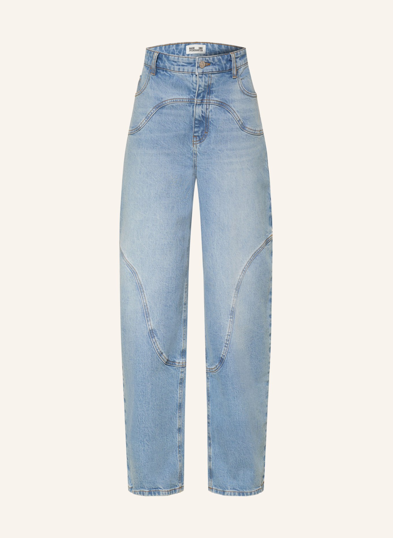 BAUM UND PFERDGARTEN Barrel Jeans NAPOLEN: C7585 Forever Blue Deni
