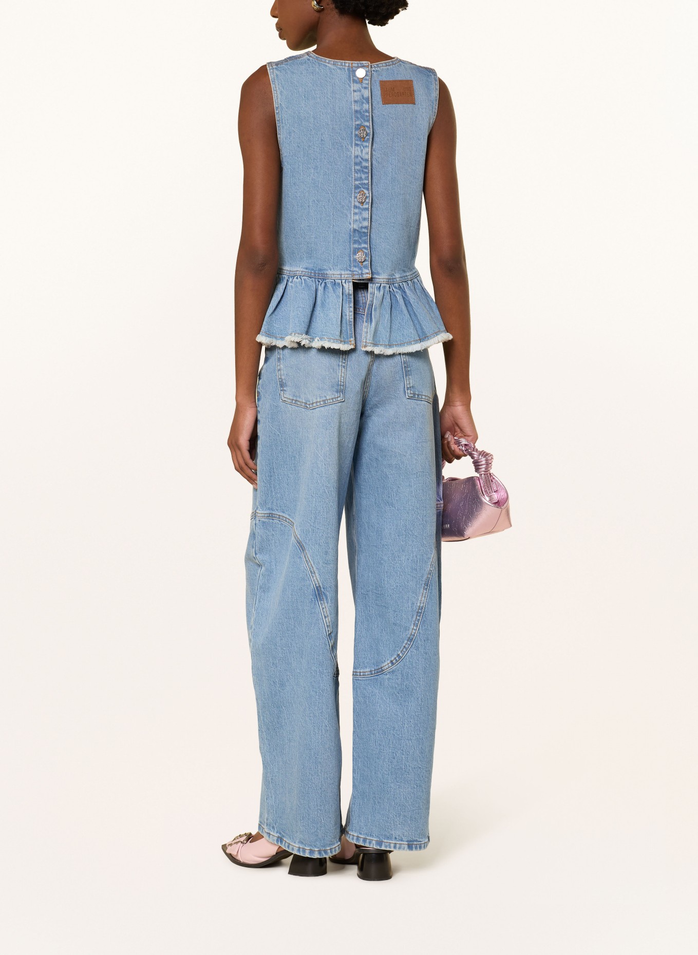 BAUM UND PFERDGARTEN Barrel Jeans NAPOLEN: C7585 Forever Blue Deni